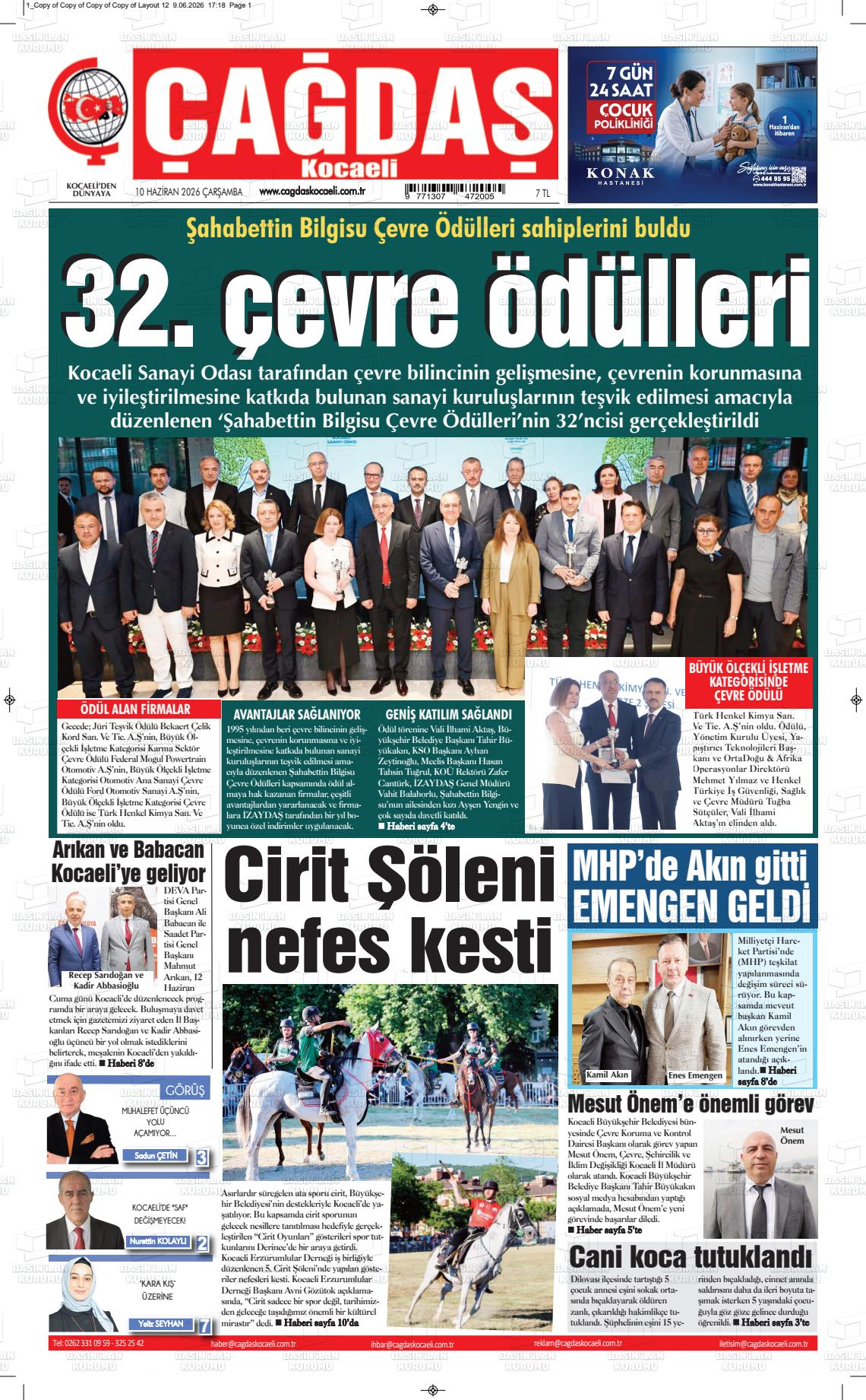 Kocaeli Cagdas 10.06.2026