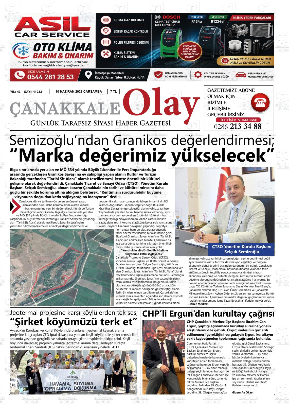 Canakkale Olay 10.06.2026