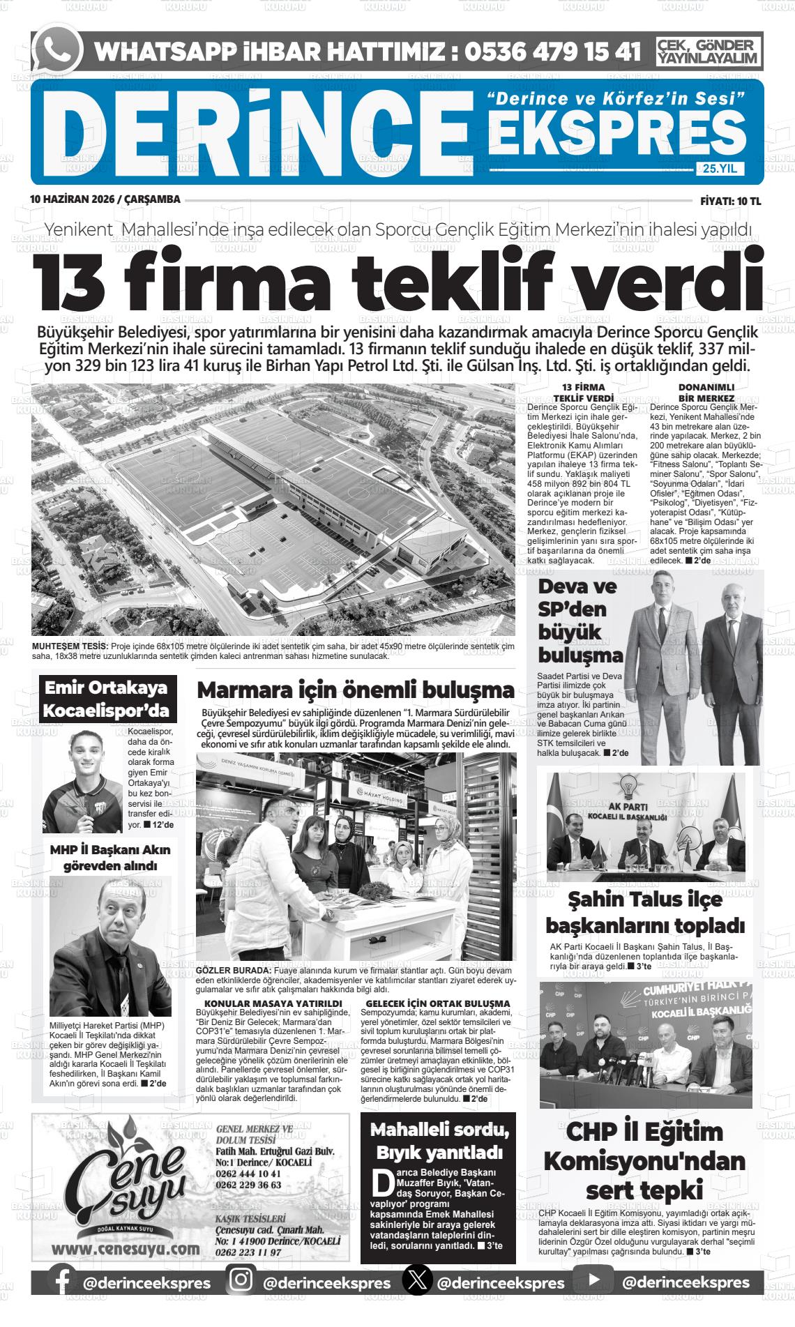 Kocaeli Derinceekspres 10.06.2026