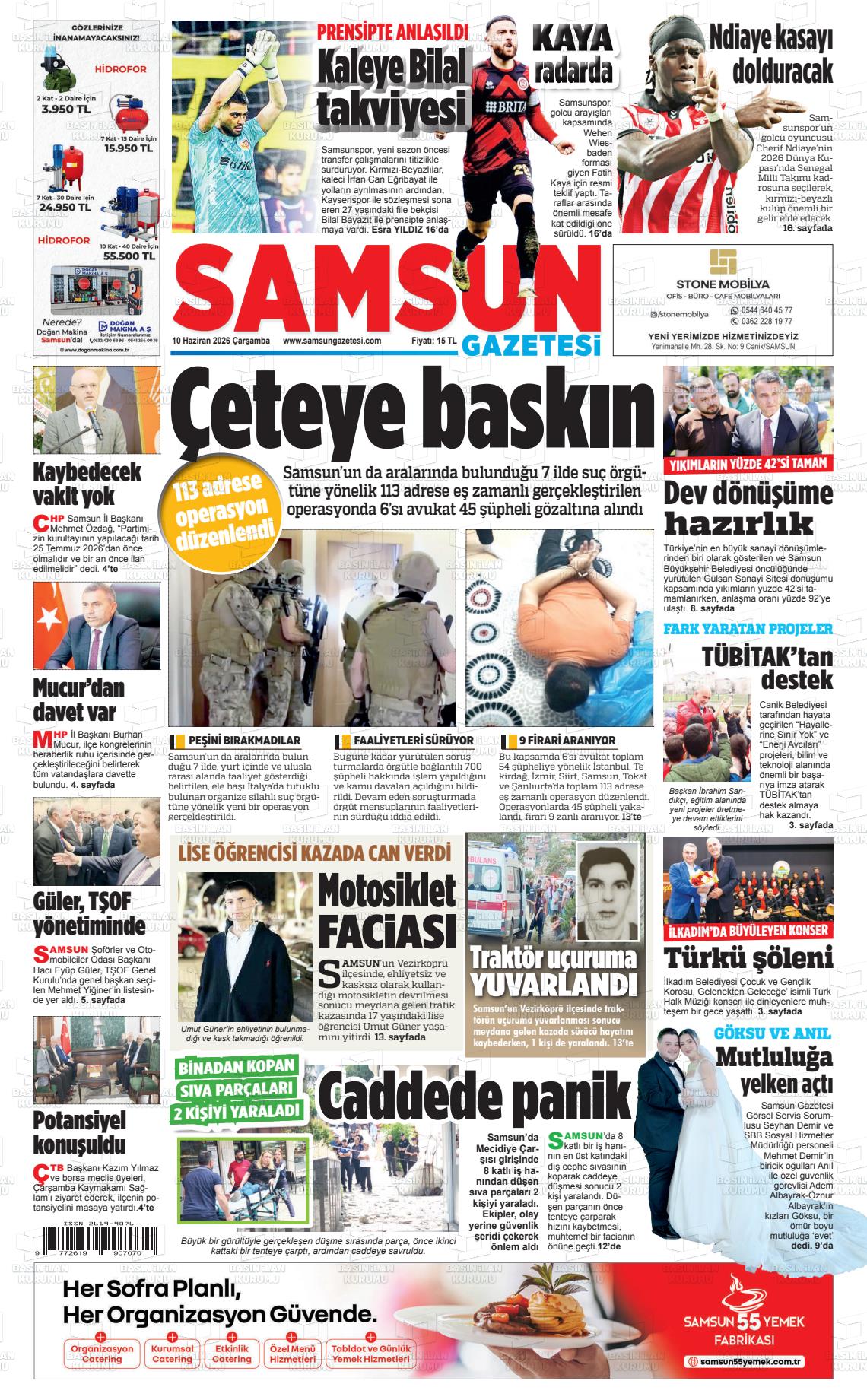 Samsun Ekip 10.06.2026