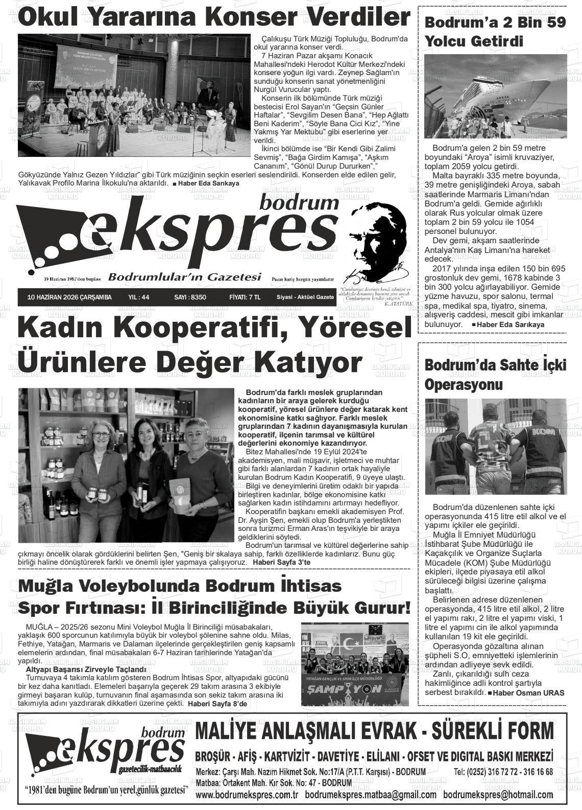 Mugla Ekspresbodrum 10.06.2026