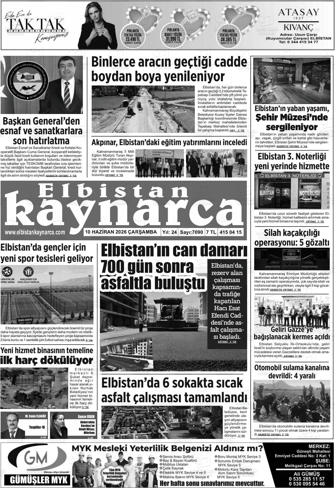 Kahramanmaras Elbistankaynarca 10.06.2026