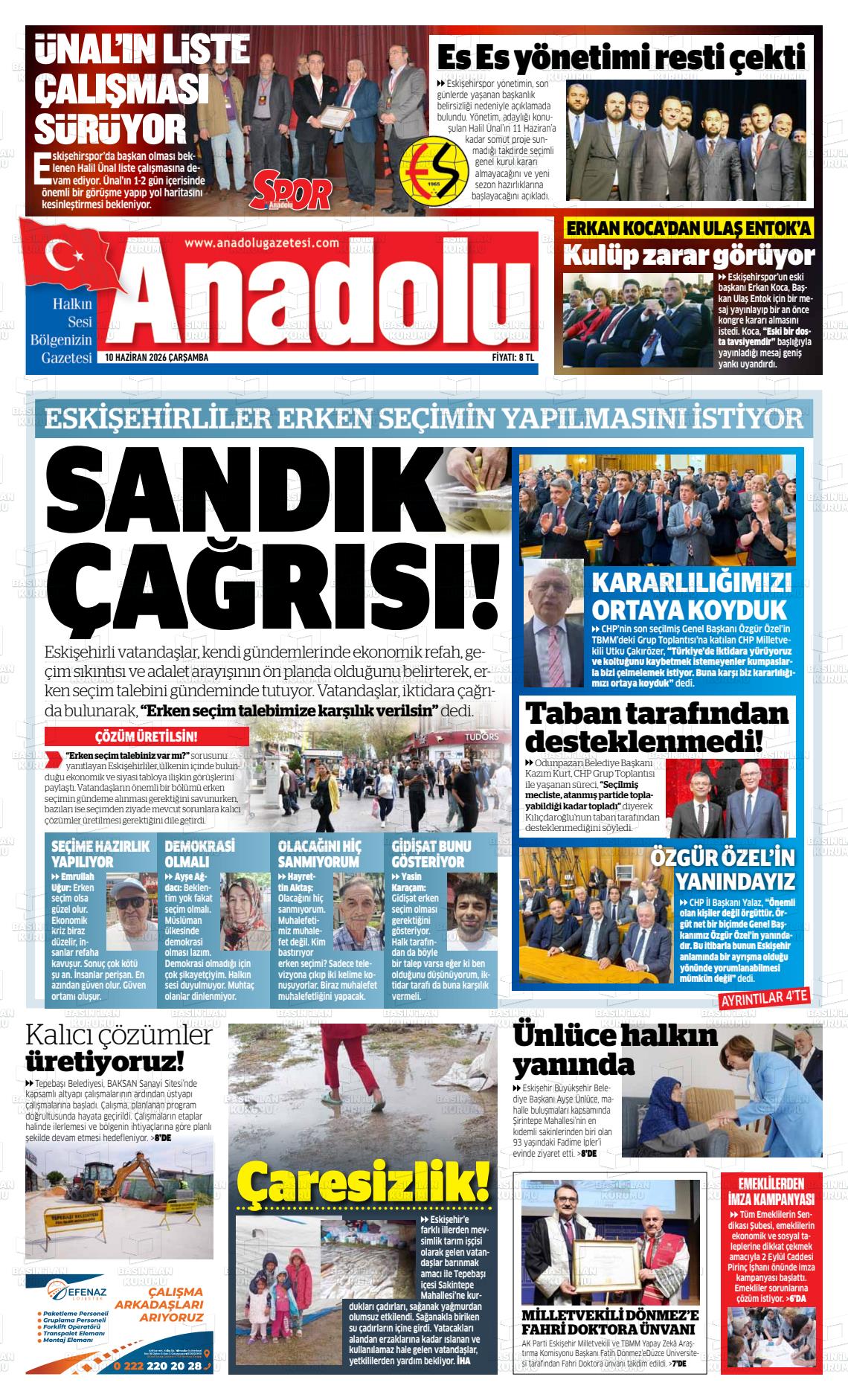 Eskisehir Anadolu 10.06.2026