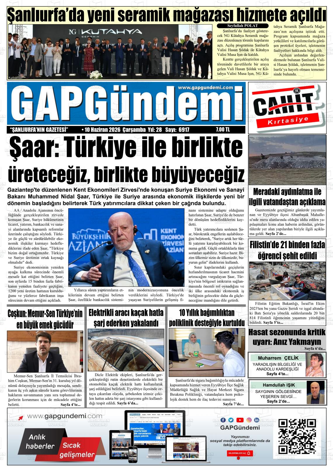 Sanliurfa Gapgundemi 10.06.2026