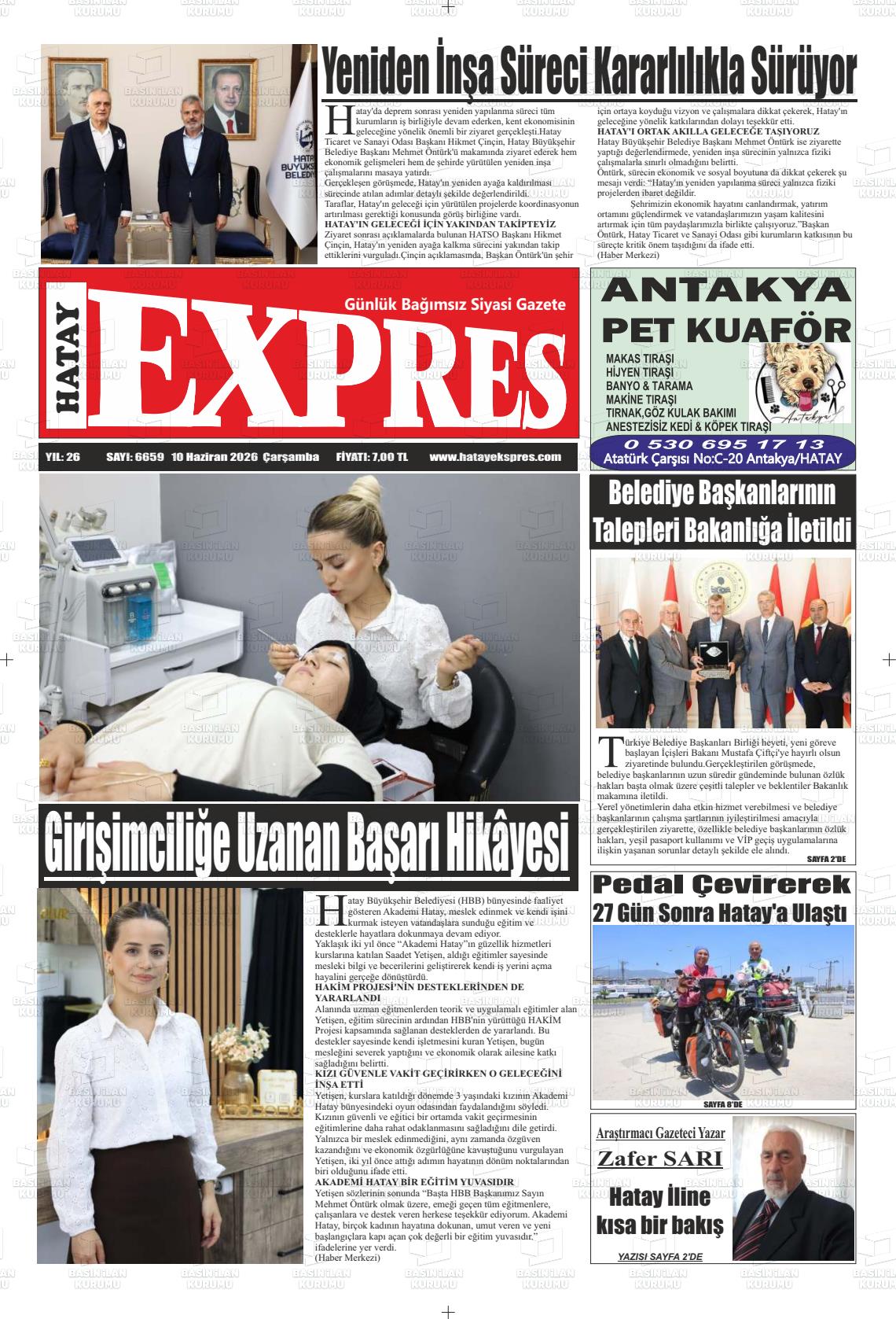 Hatay Expres 10.06.2026