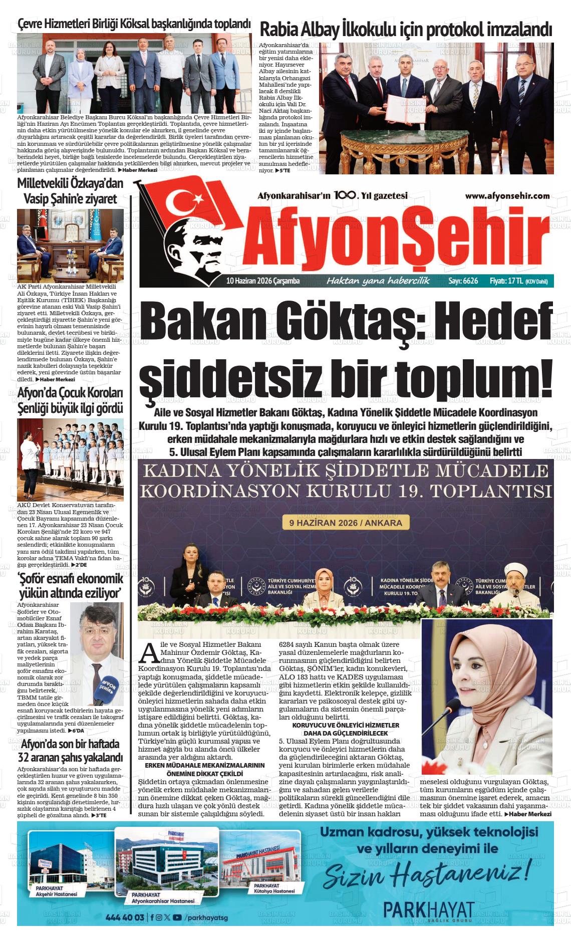 Afyonkarahisar Hisar 10.06.2026