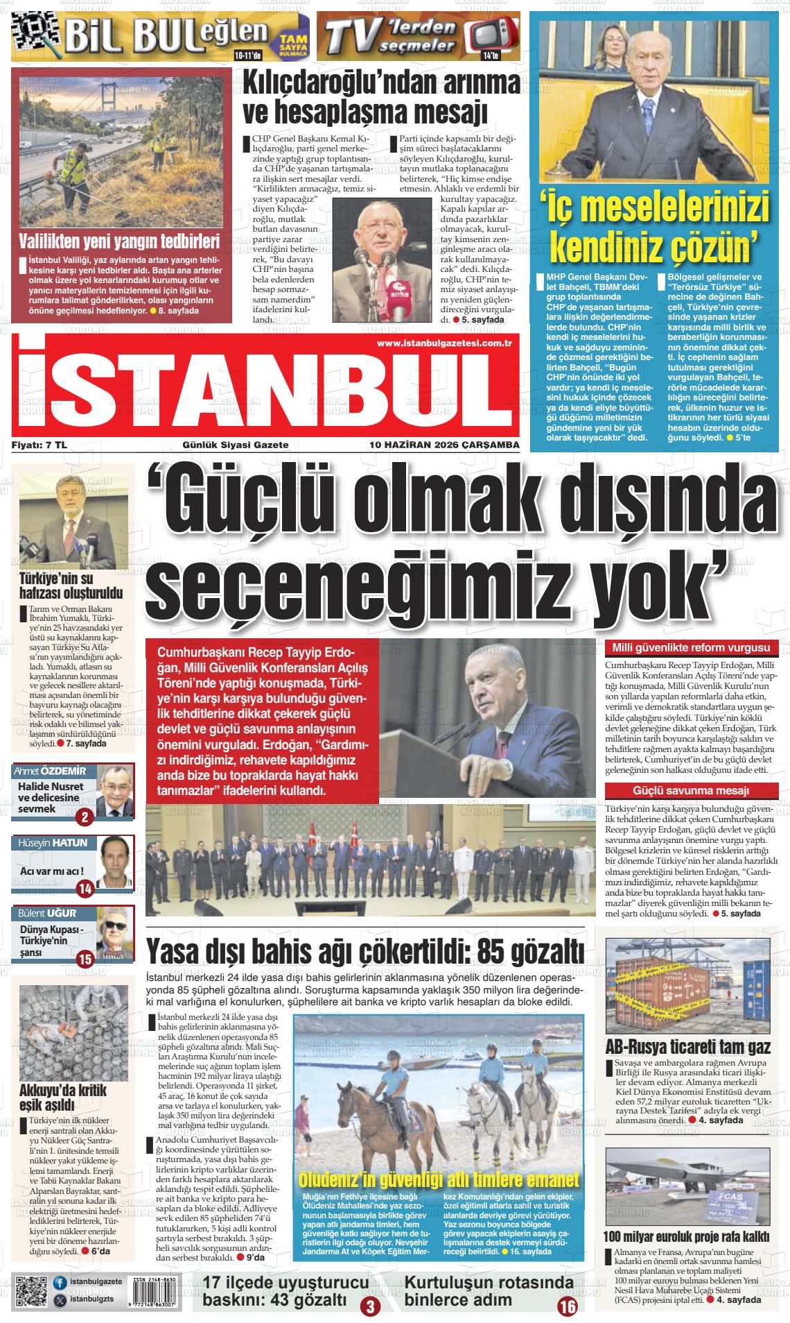 Istanbul 10.06.2026