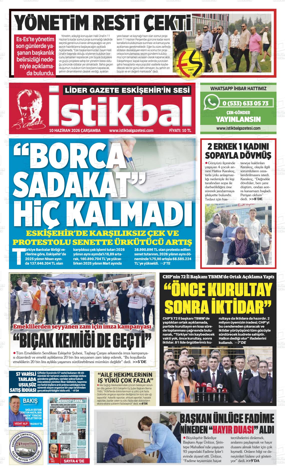 Eskisehir Istikbal 10.06.2026
