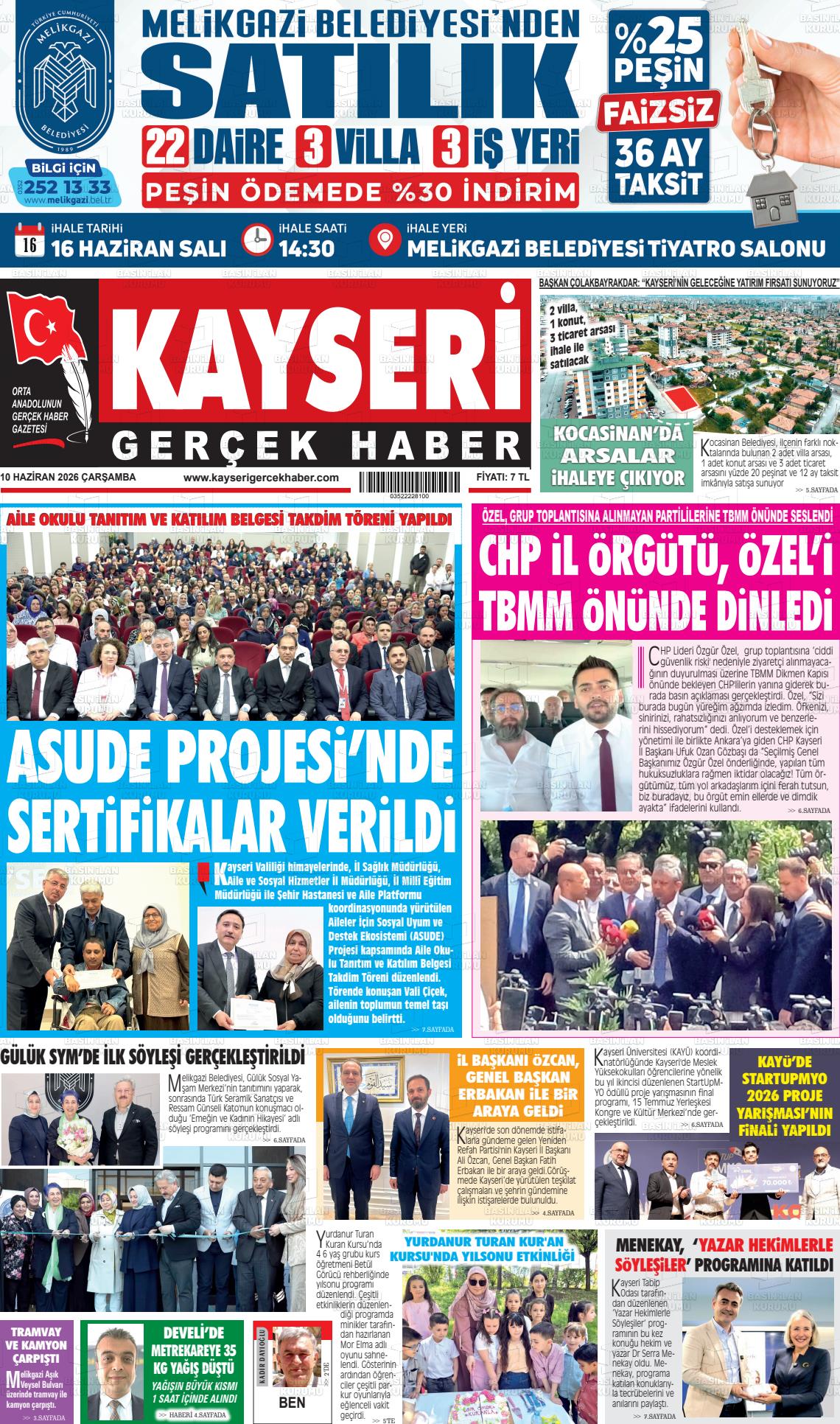 Kayseri Starhaber 10.06.2026