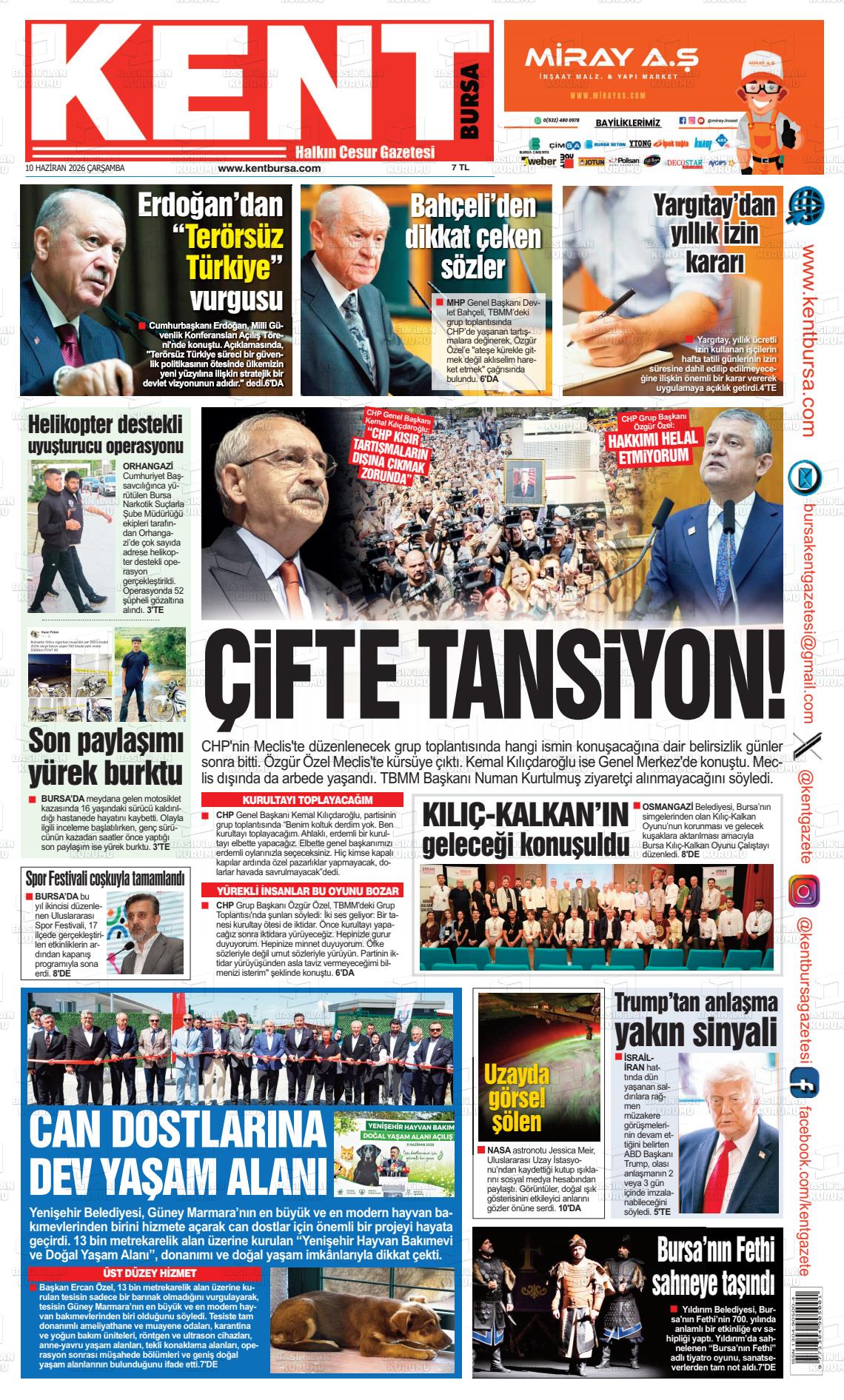 Bursa Kent 10.06.2026