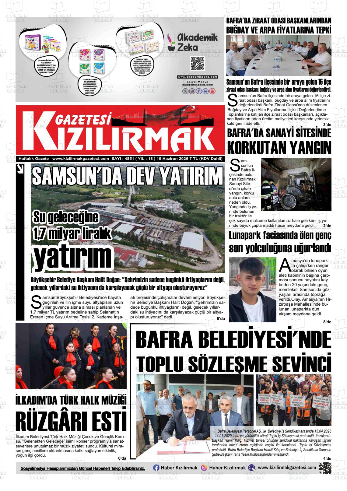 Samsun Kizilirmak 10.06.2026