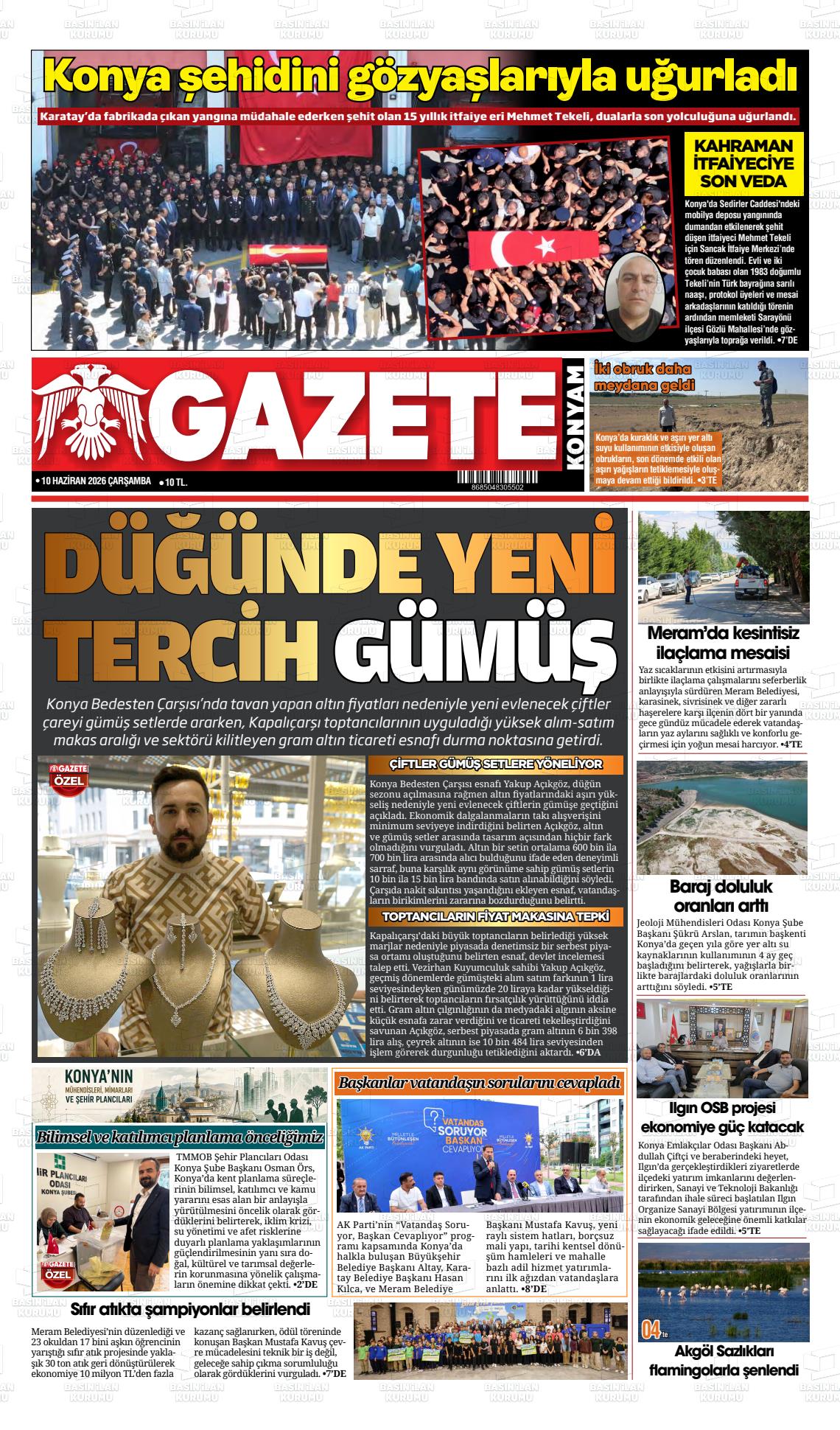 Konya Yenigun 10.06.2026