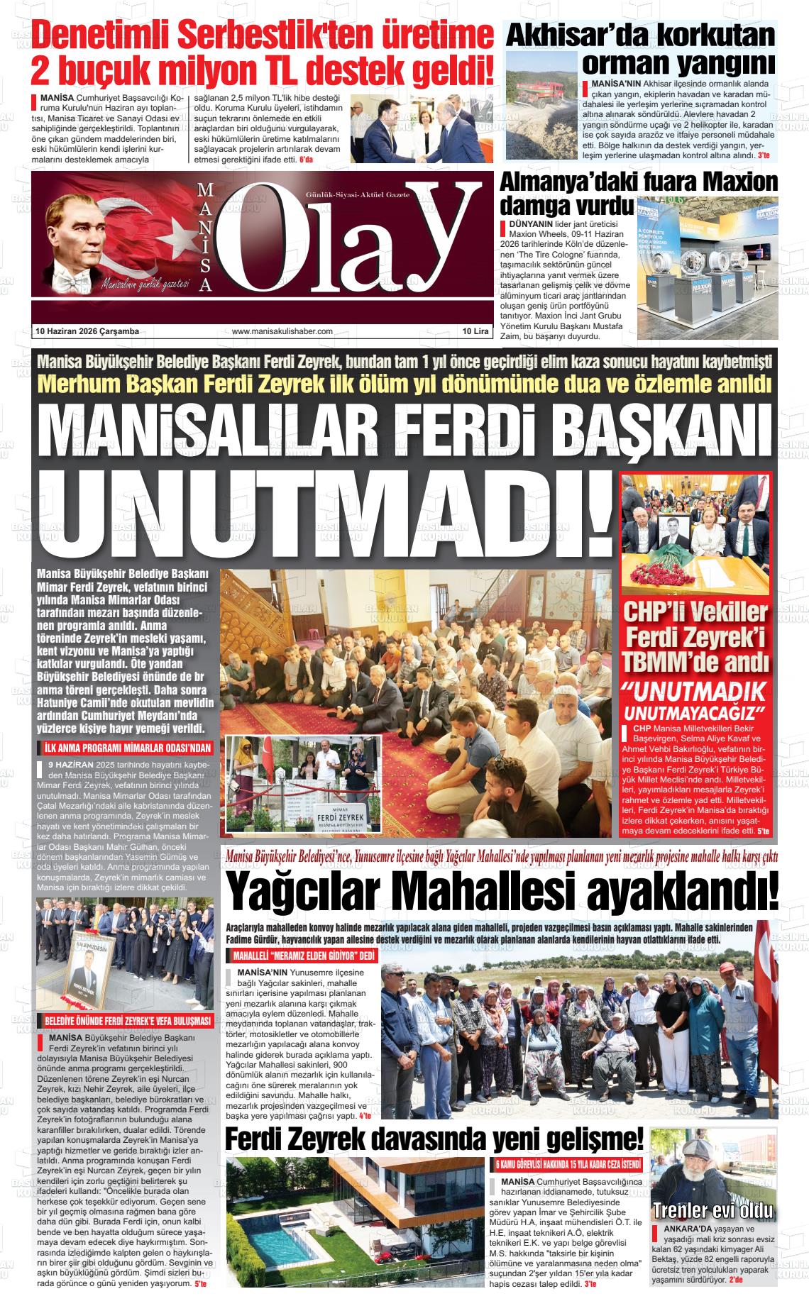 Manisa Olay 10.06.2026