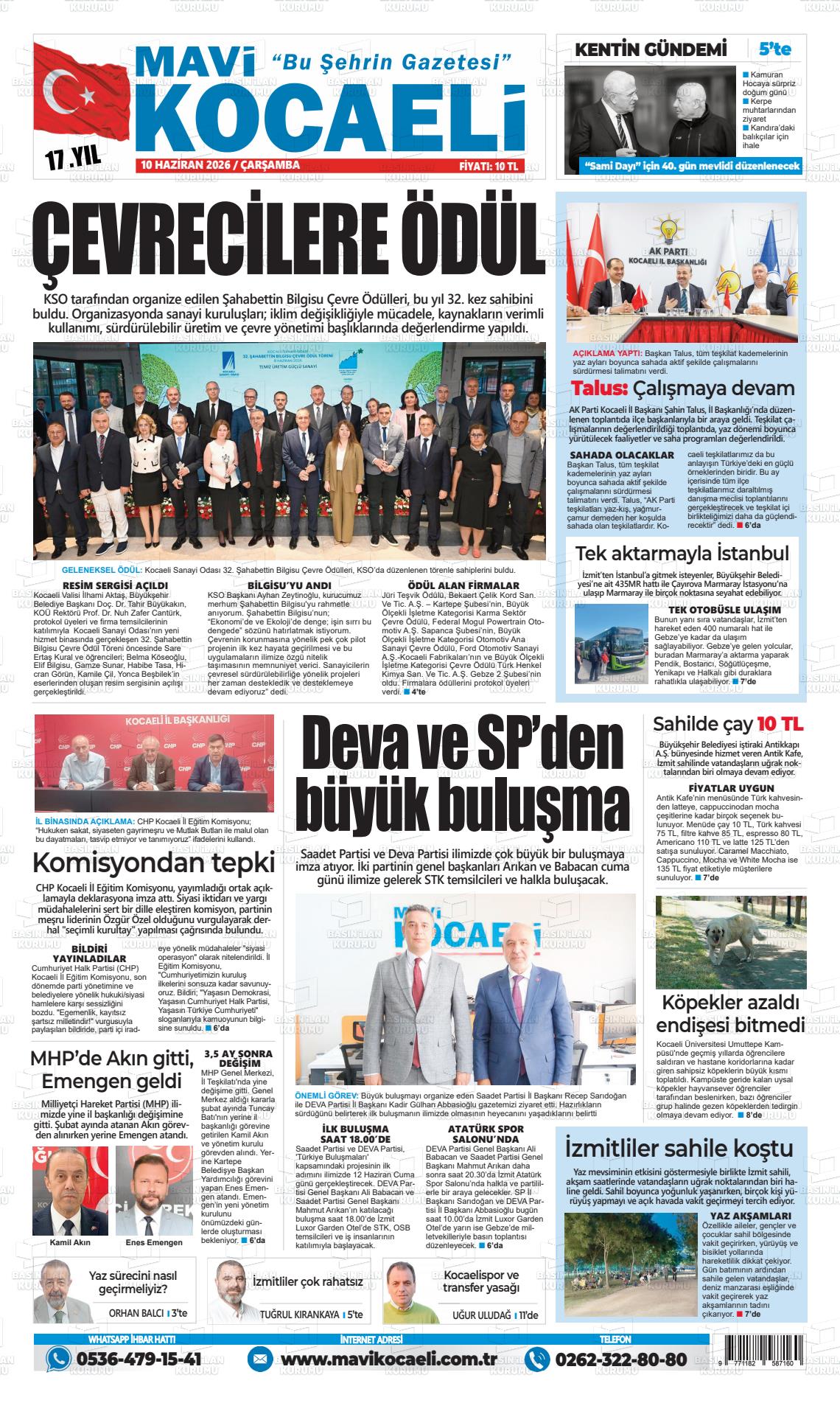 Kocaeli Mavi 10.06.2026