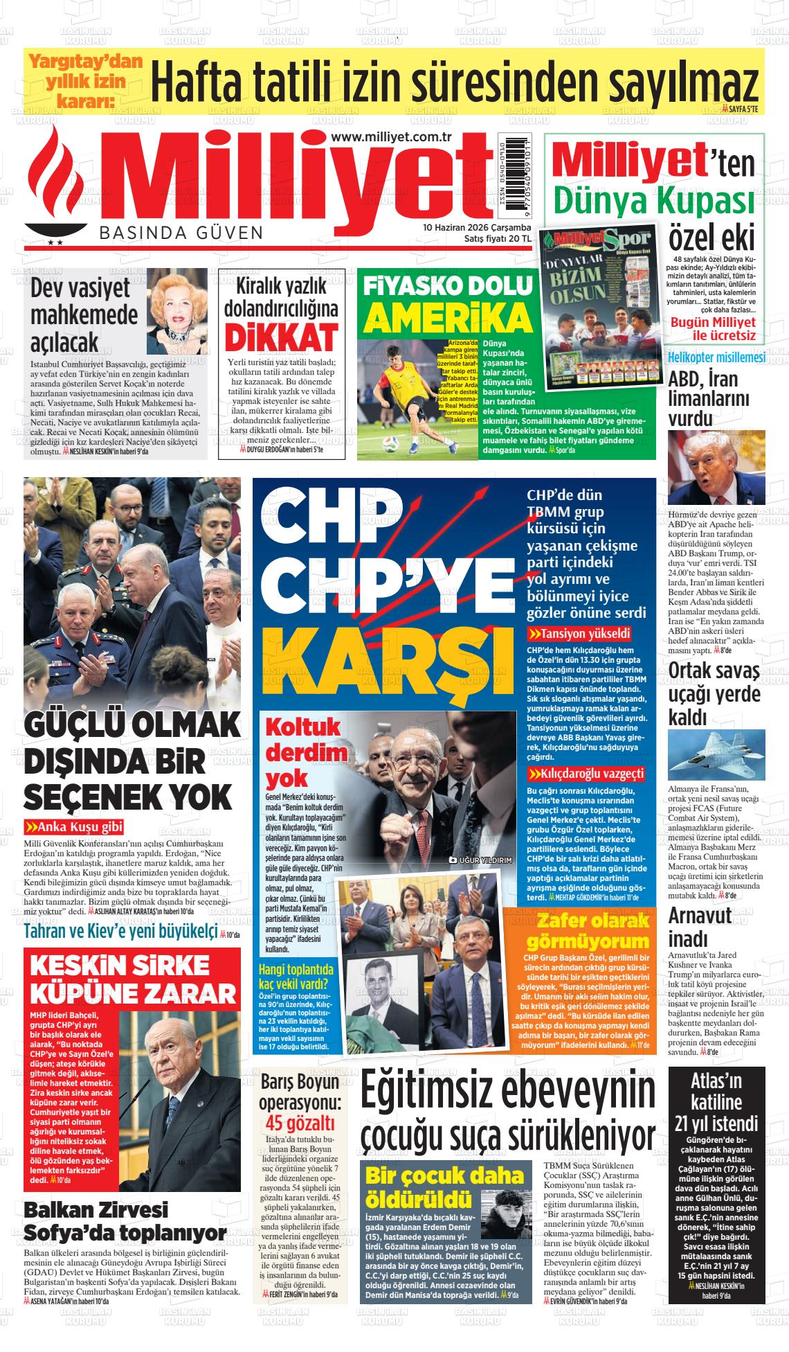 Milliyet Gazetesi 10.06.2026