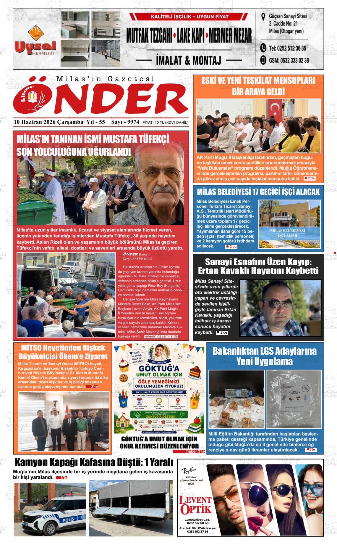 Mugla Onder 10.06.2026
