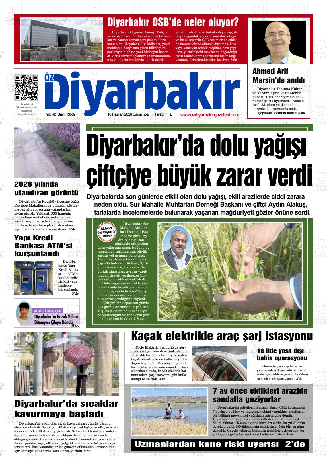 Diyarbakir Oz 10.06.2026
