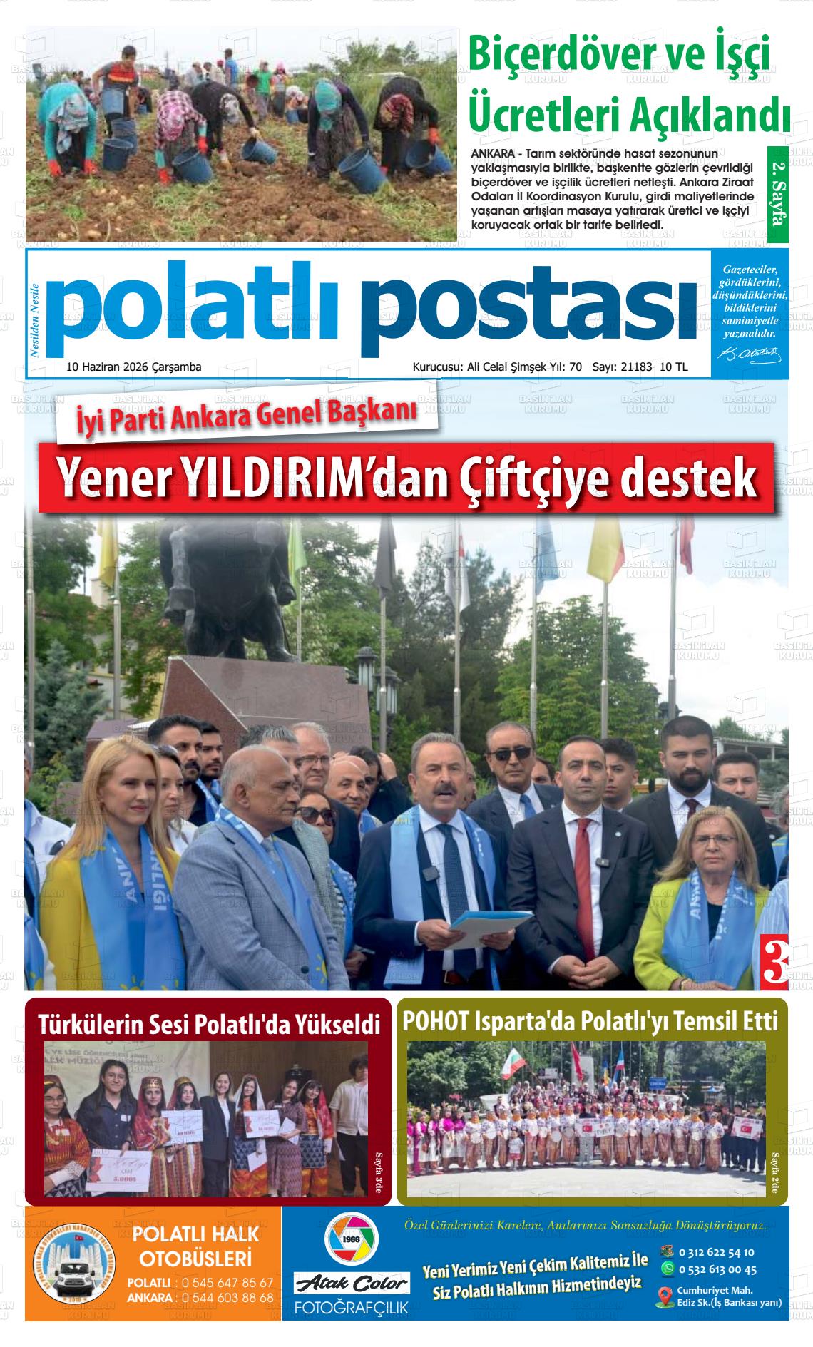 Ankara Polatlipostasi 10.06.2026