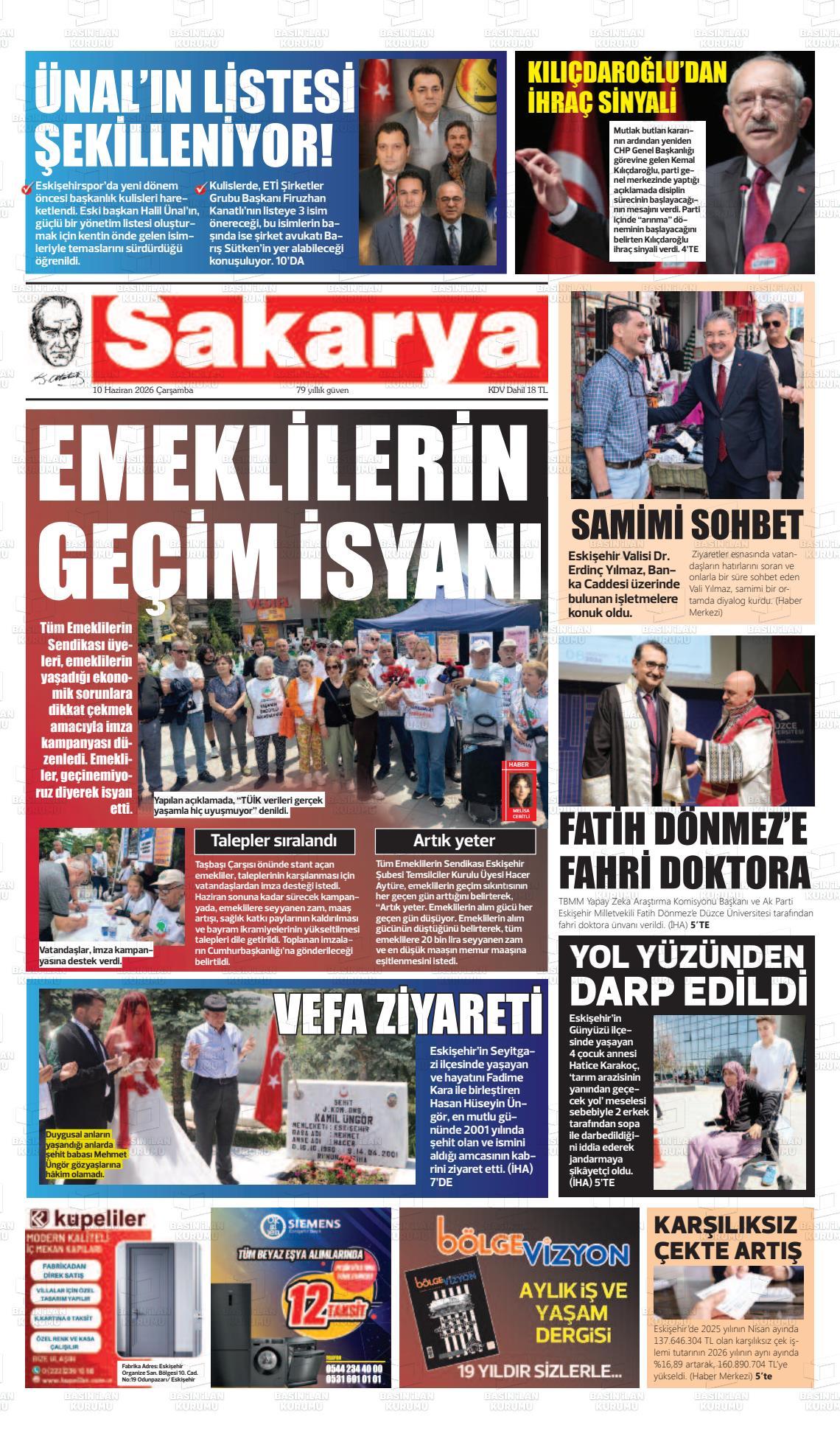 Eskisehir Sakarya 10.06.2026