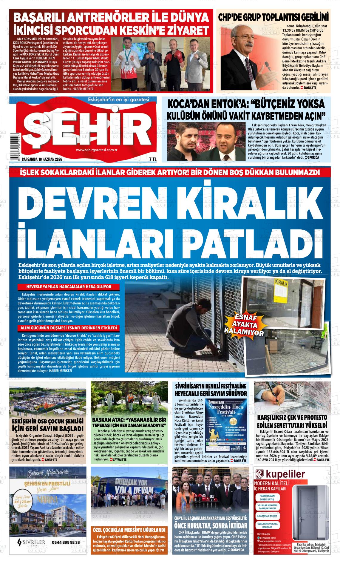 Eskisehir Sehir 10.06.2026