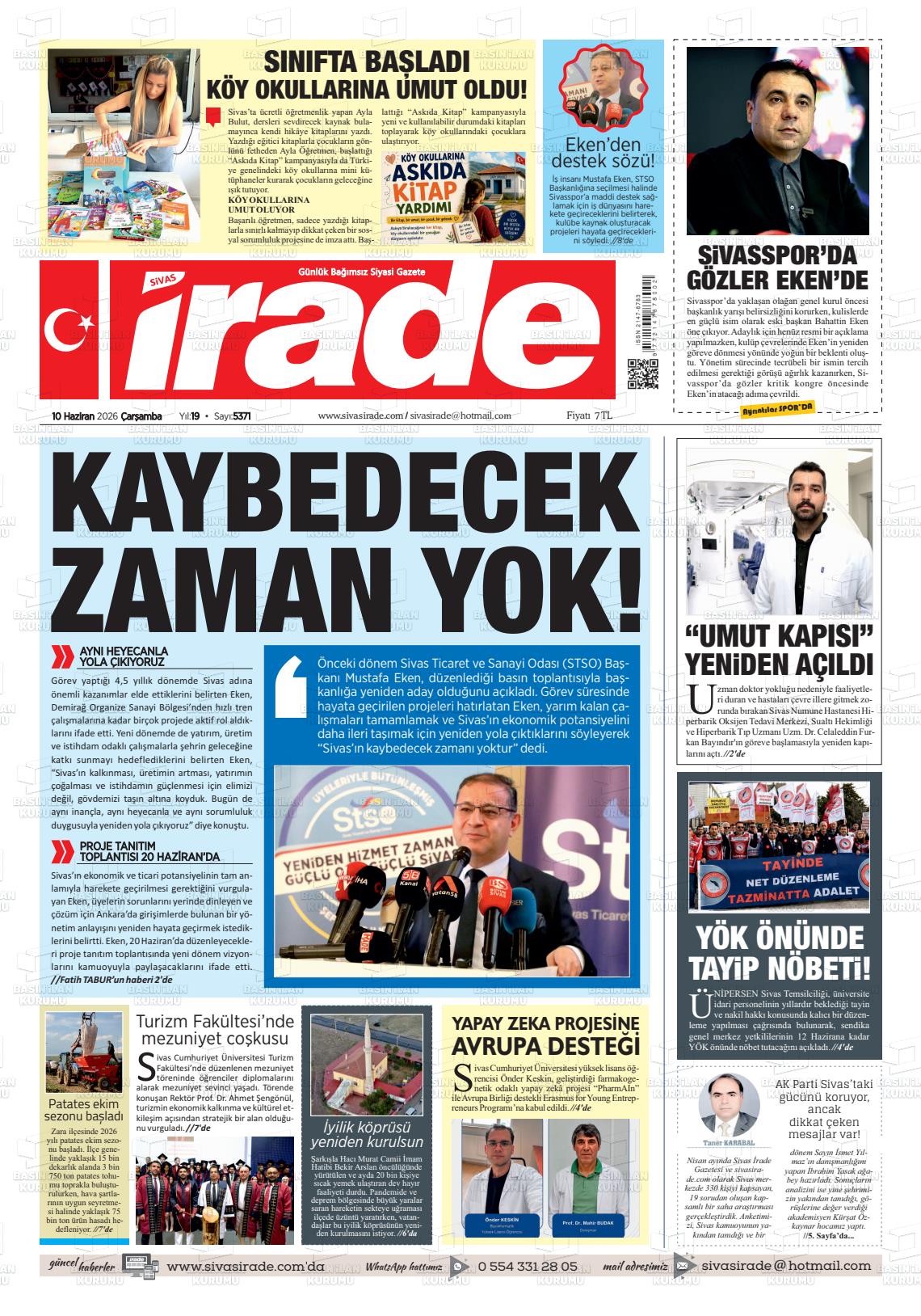 Sivas Irade 10.06.2026