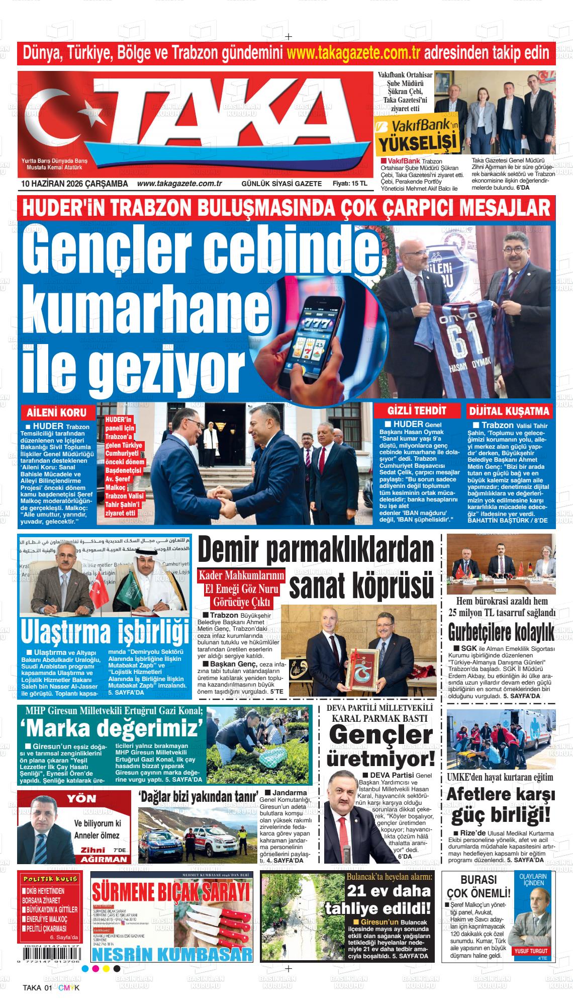Trabzon Taka 10.06.2026