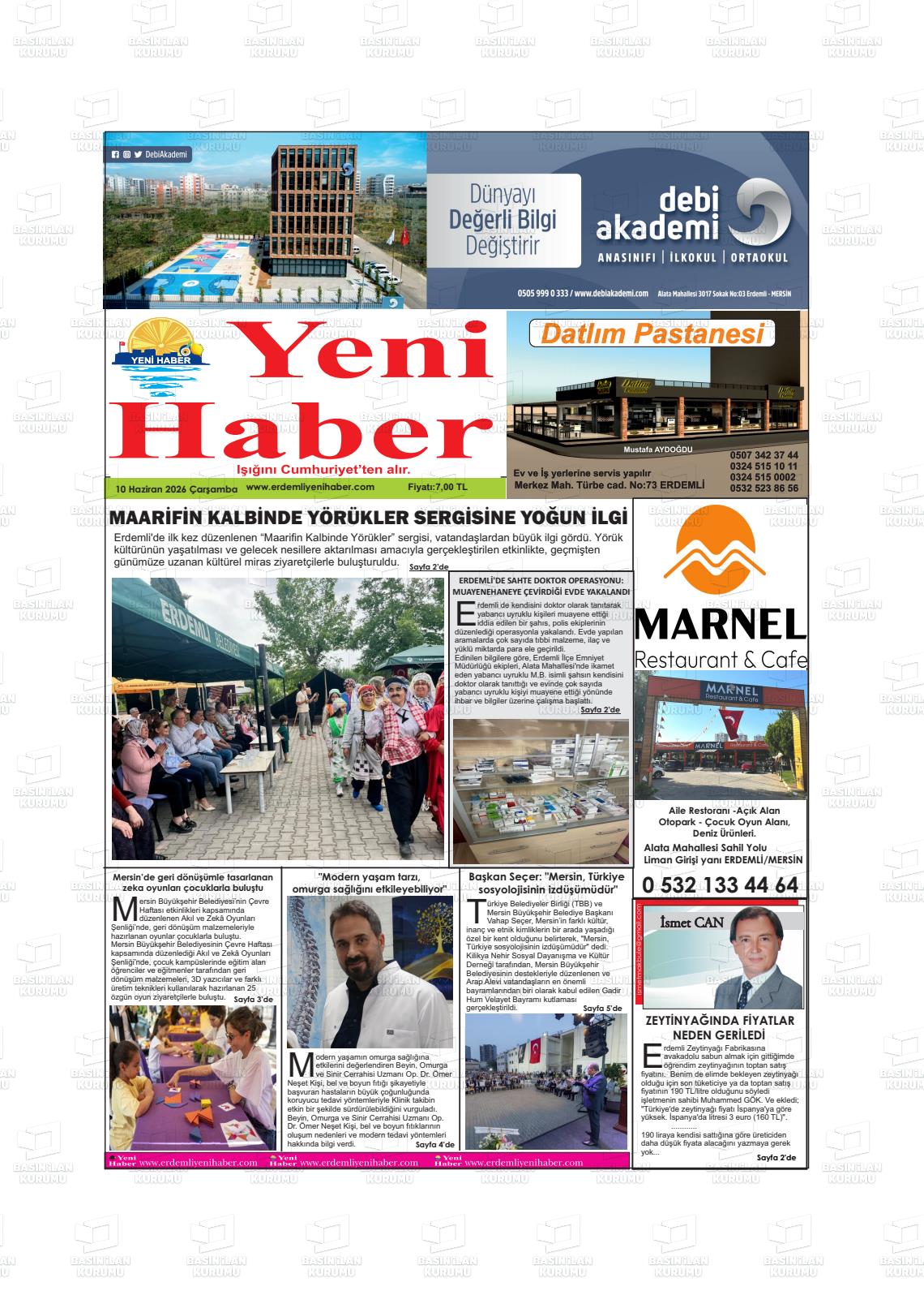 Konya Yenihaber 10.06.2026