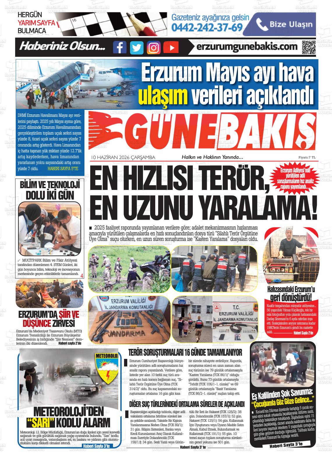 Erzurum Yenikusak 10.06.2026