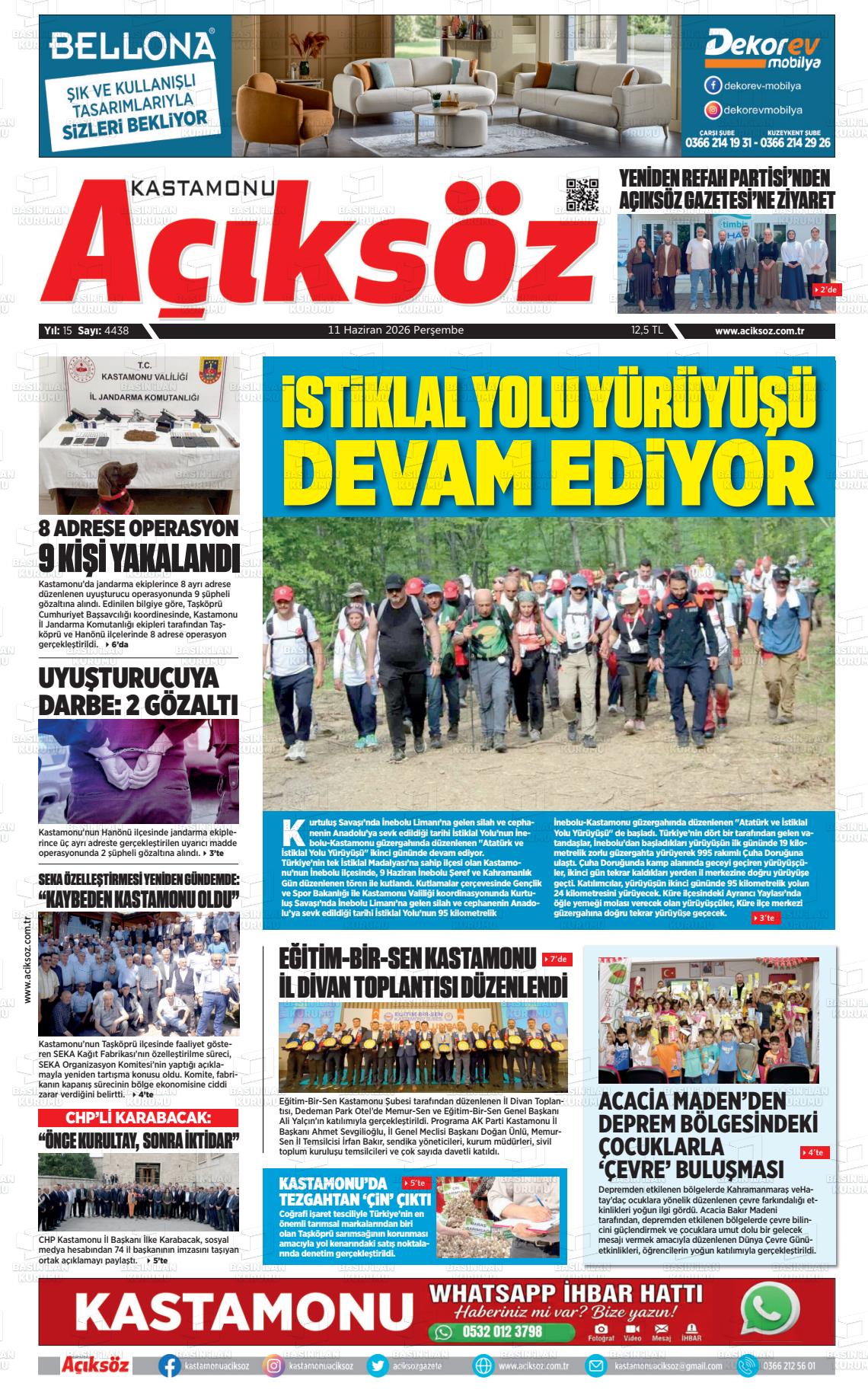 Kastamonu Aciksoz 11.06.2026