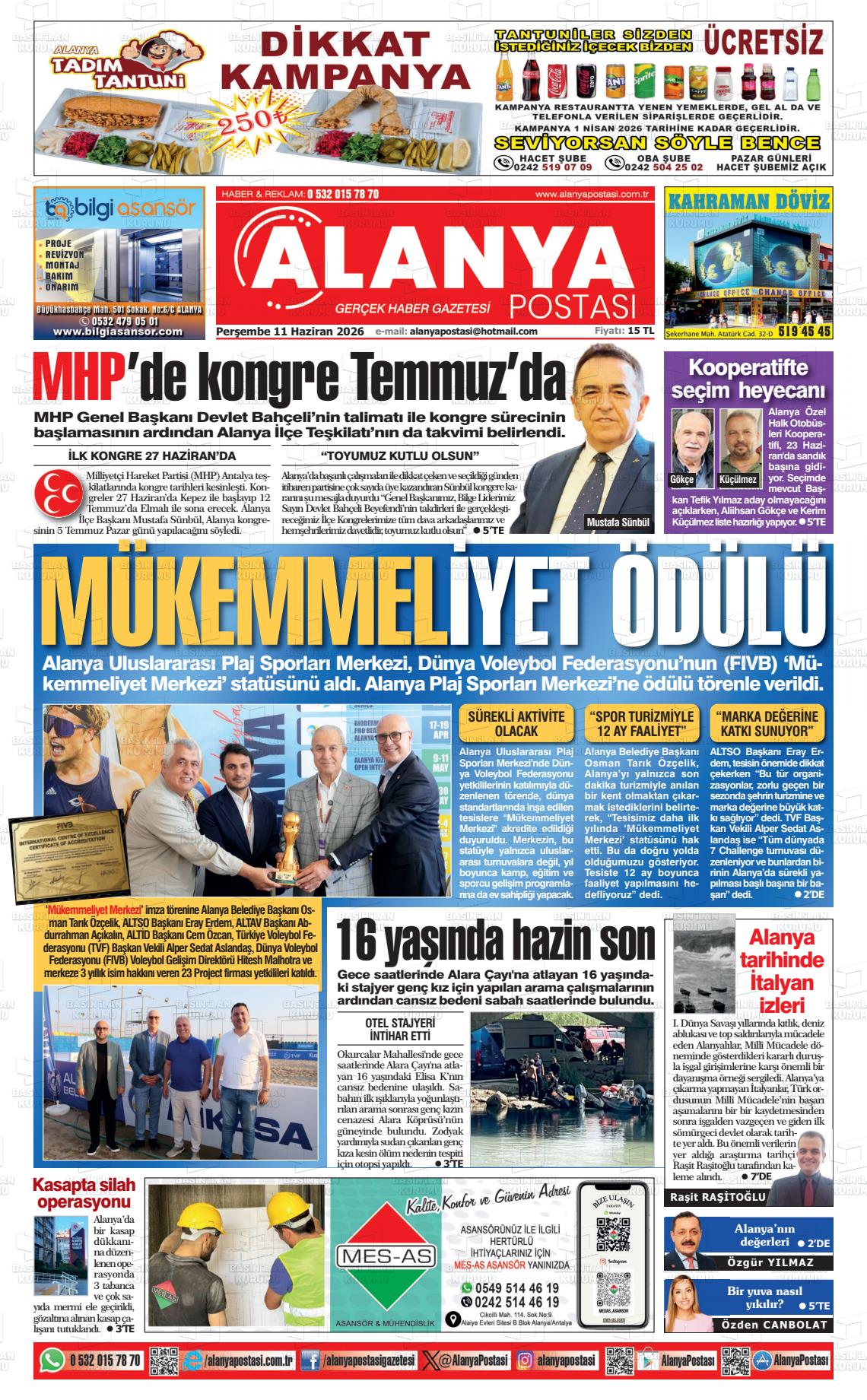 Antalya Alanyapostasi 11.06.2026