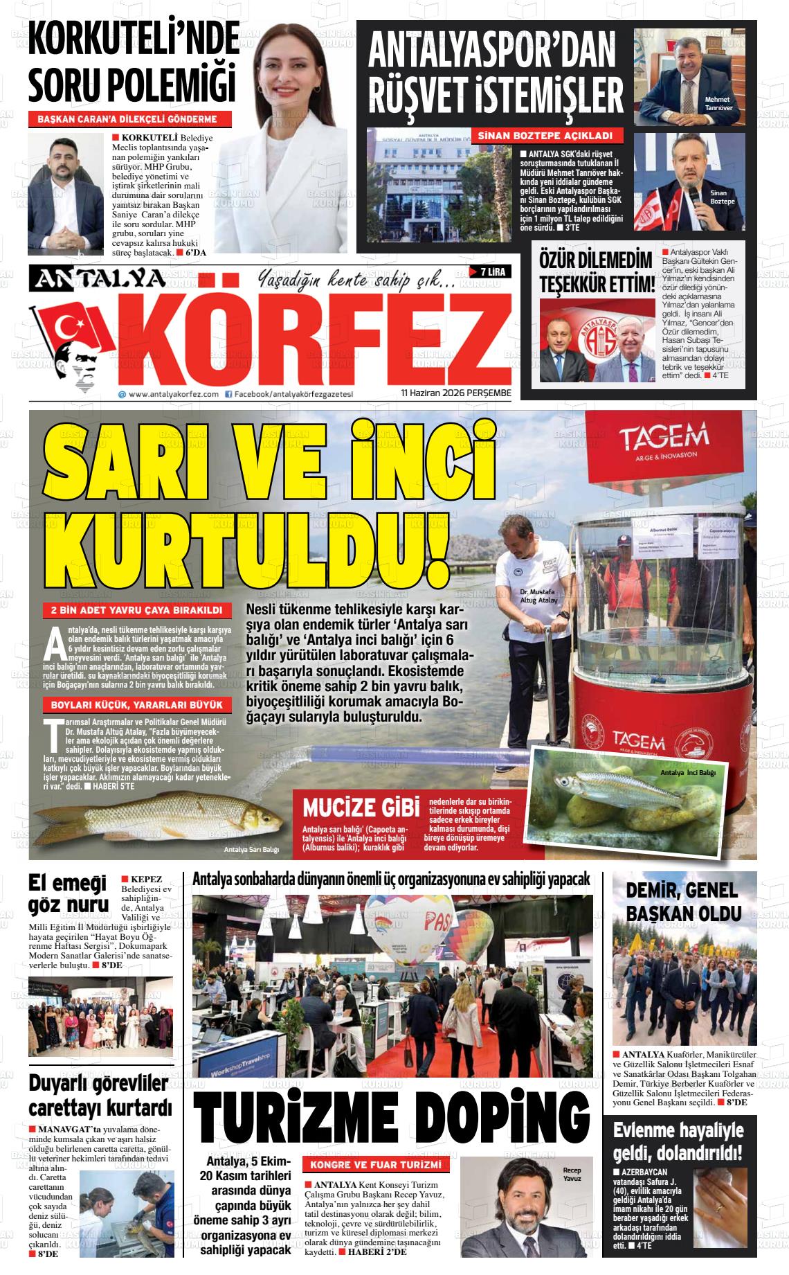 Antalya Korfez 11.06.2026