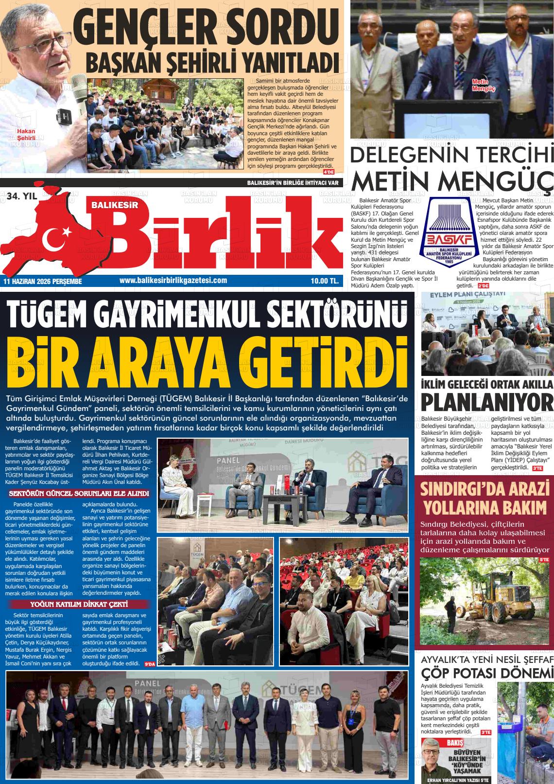 Balikesir Birlik 11.06.2026