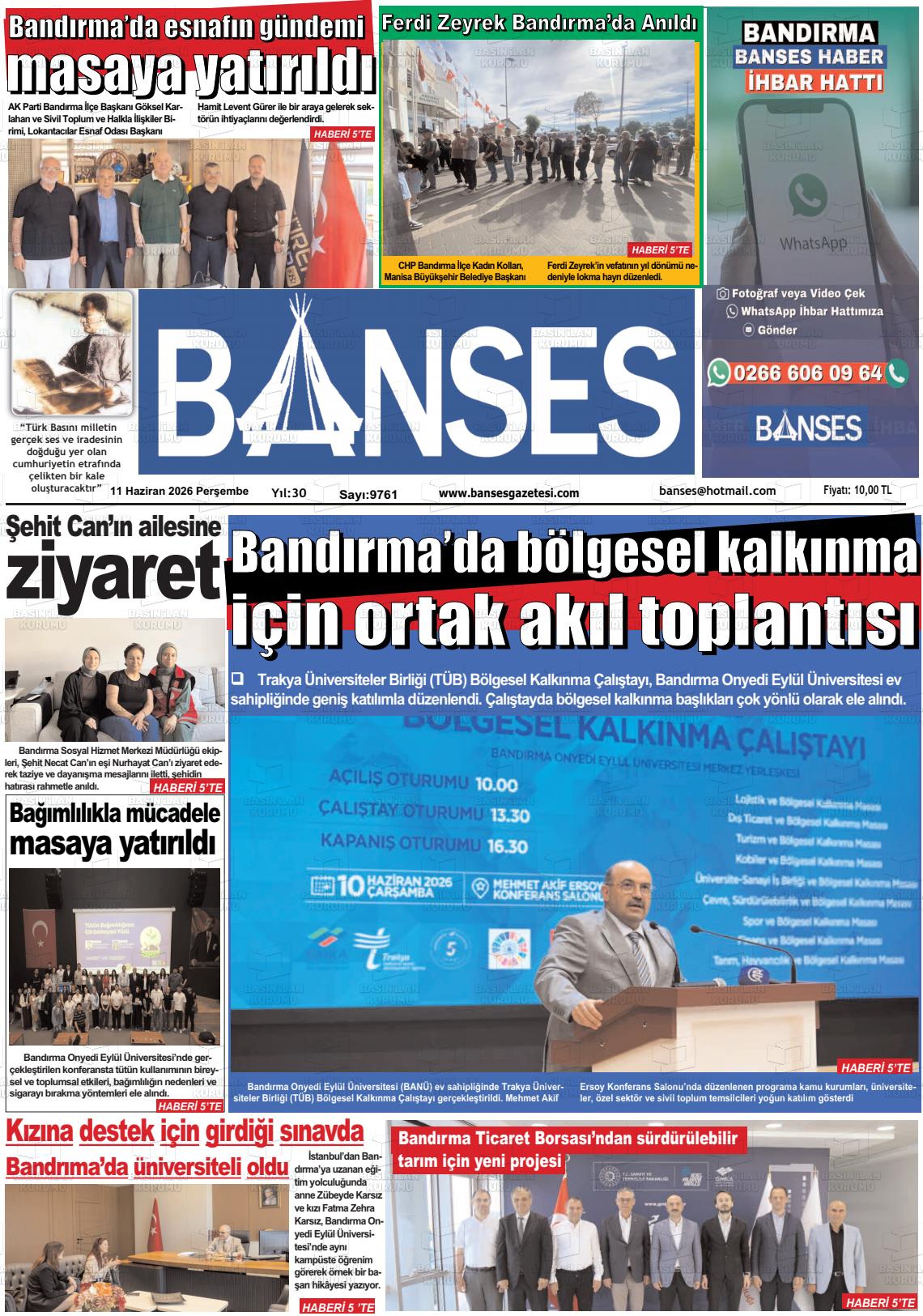 Balikesir Banses 11.06.2026