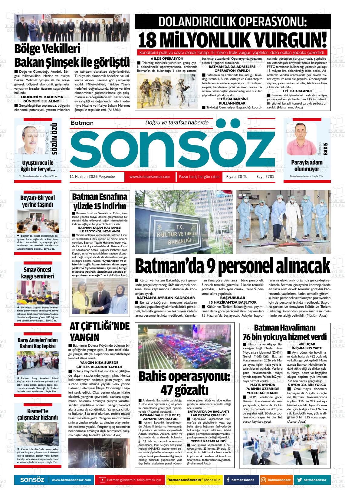 Batman Sonsoz 11.06.2026