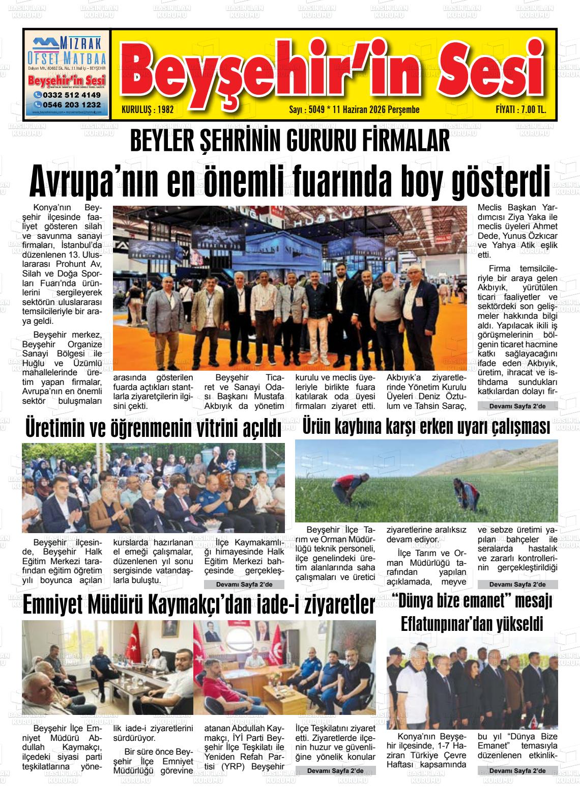 Konya Beysehirinsesi 11.06.2026