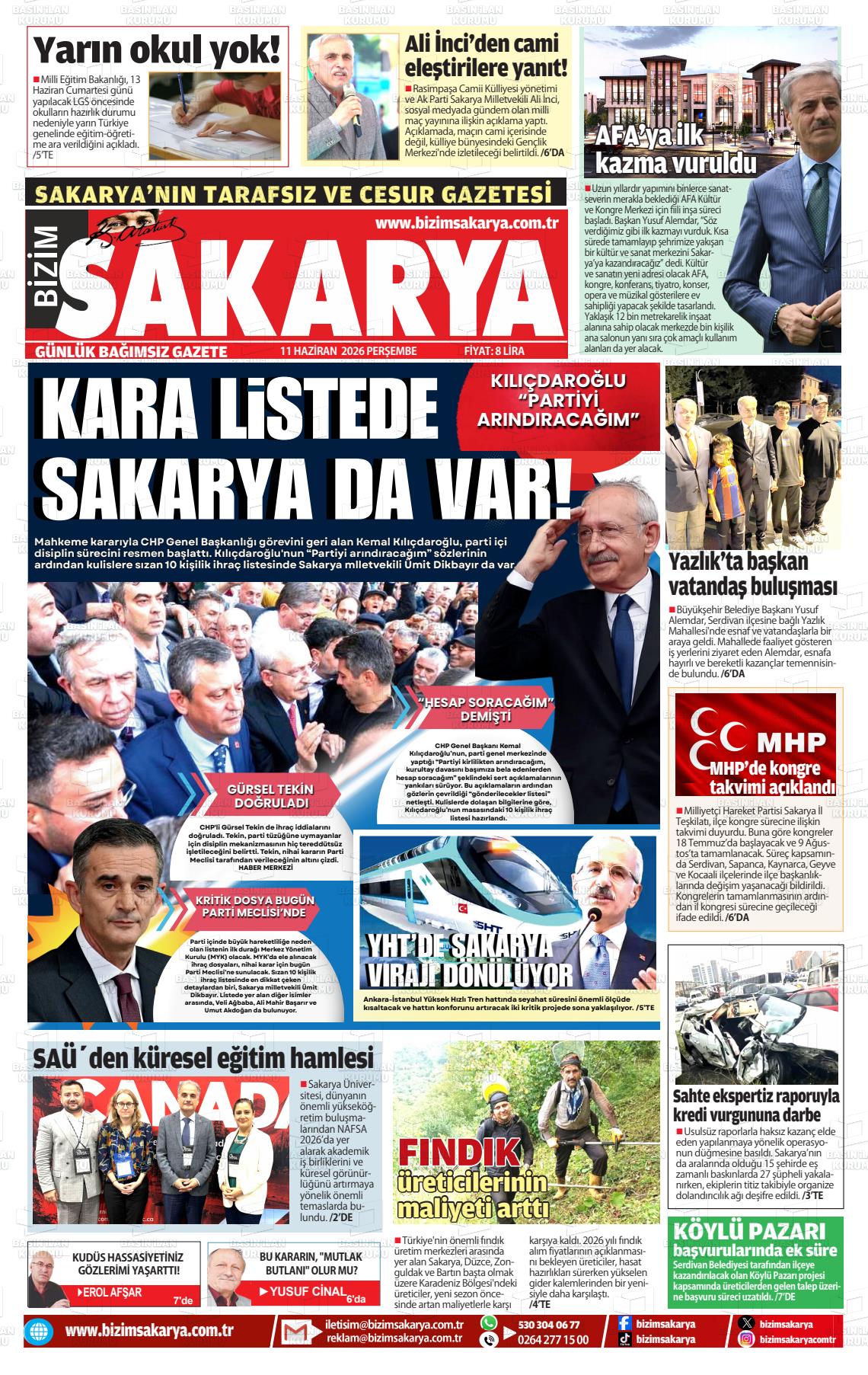 Sakarya Bizim 11.06.2026