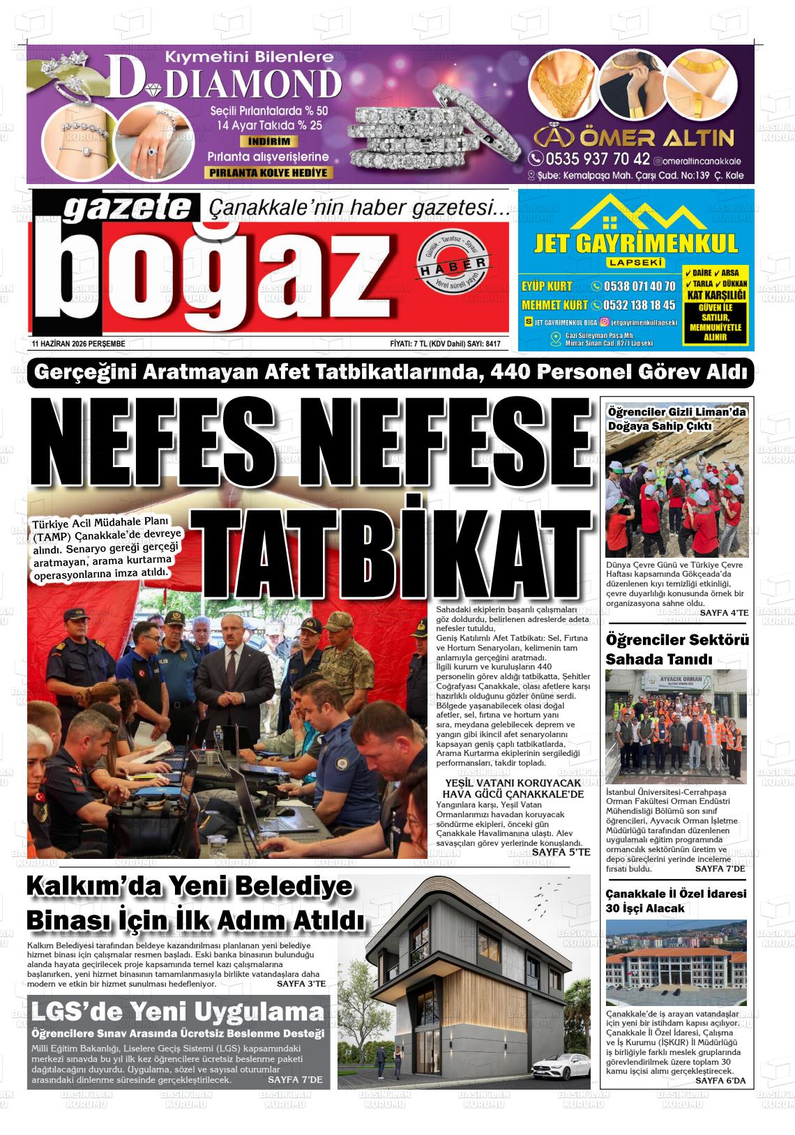 Canakkale Bogaz 11.06.2026