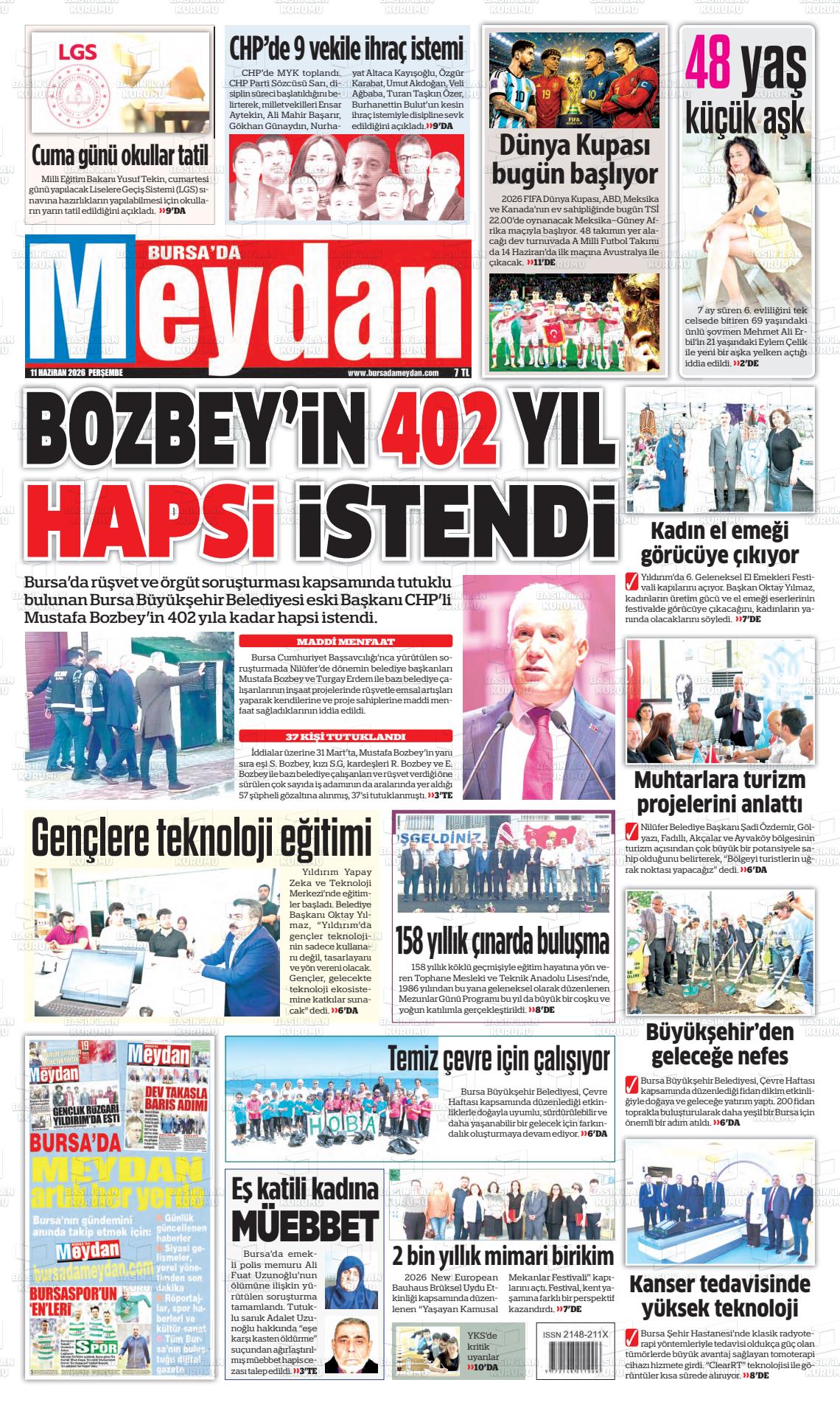 Bursa Dameydan 11.06.2026