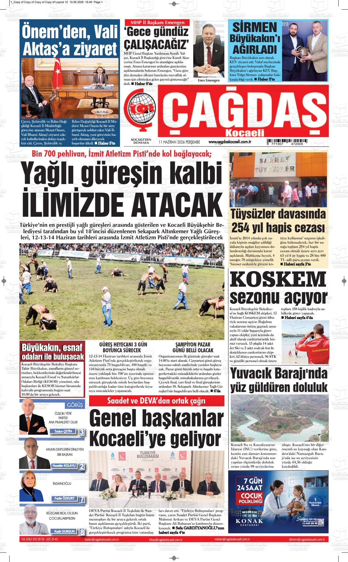 Kocaeli Cagdas 11.06.2026