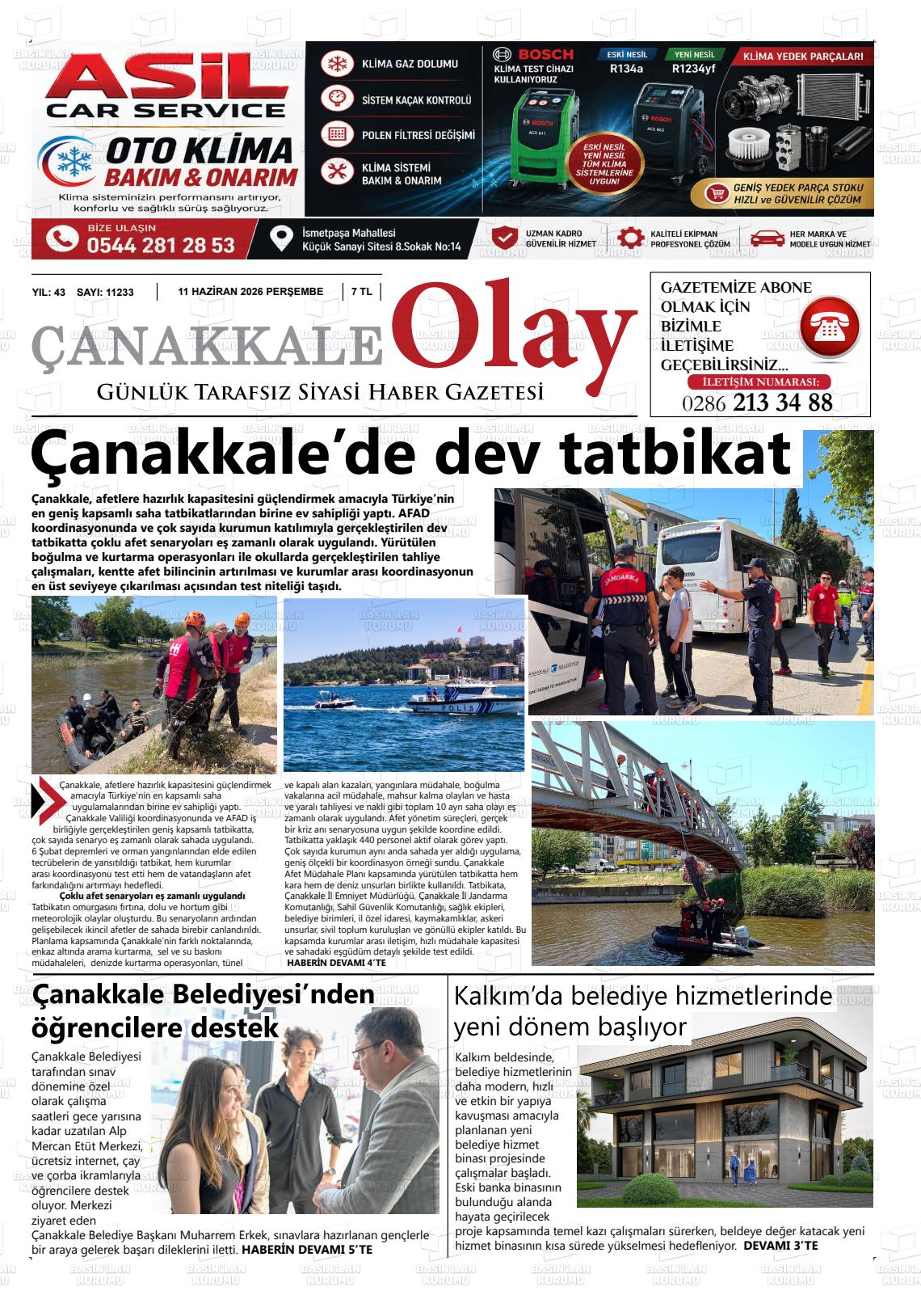 Canakkale Olay 11.06.2026