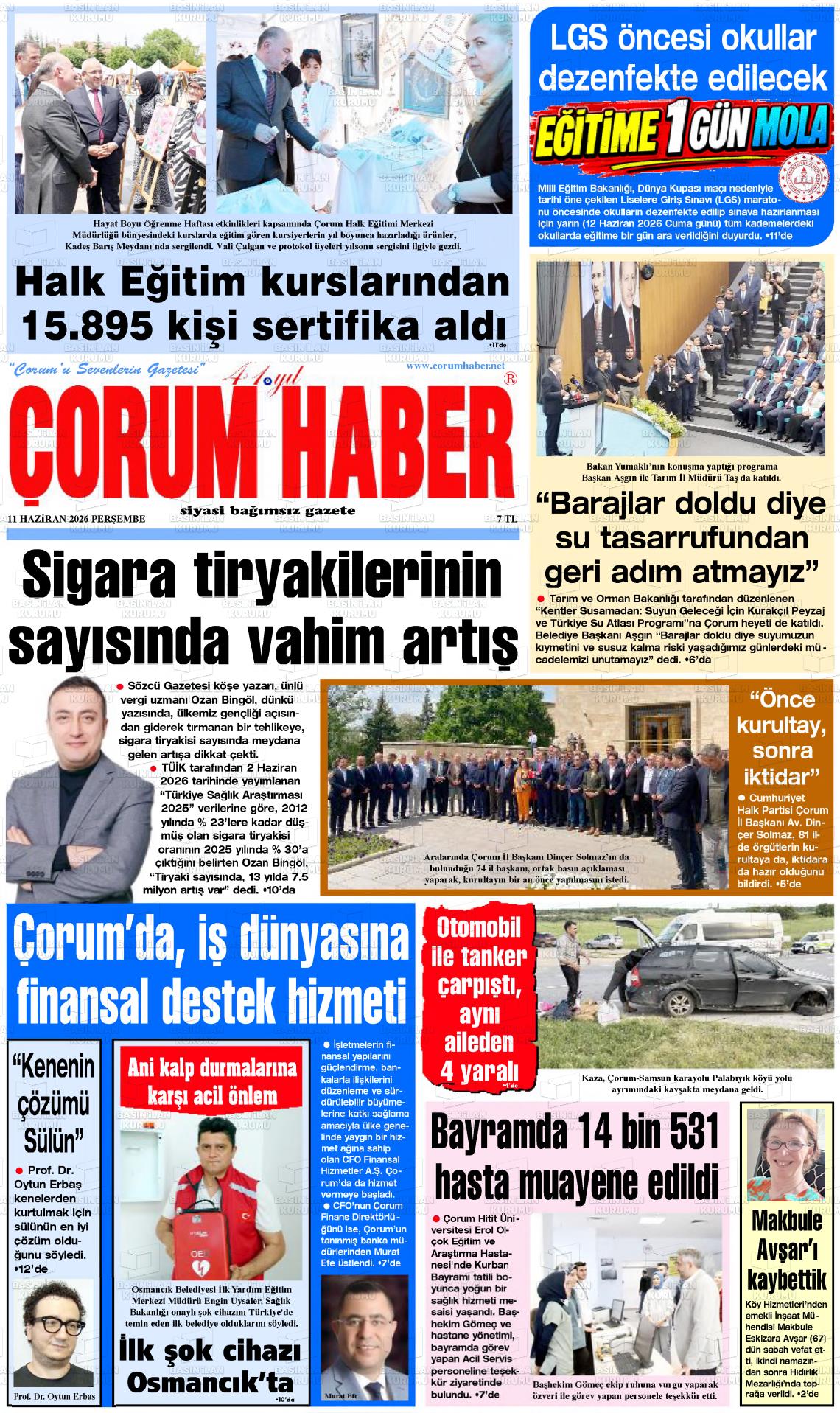 Corum Haber 11.06.2026