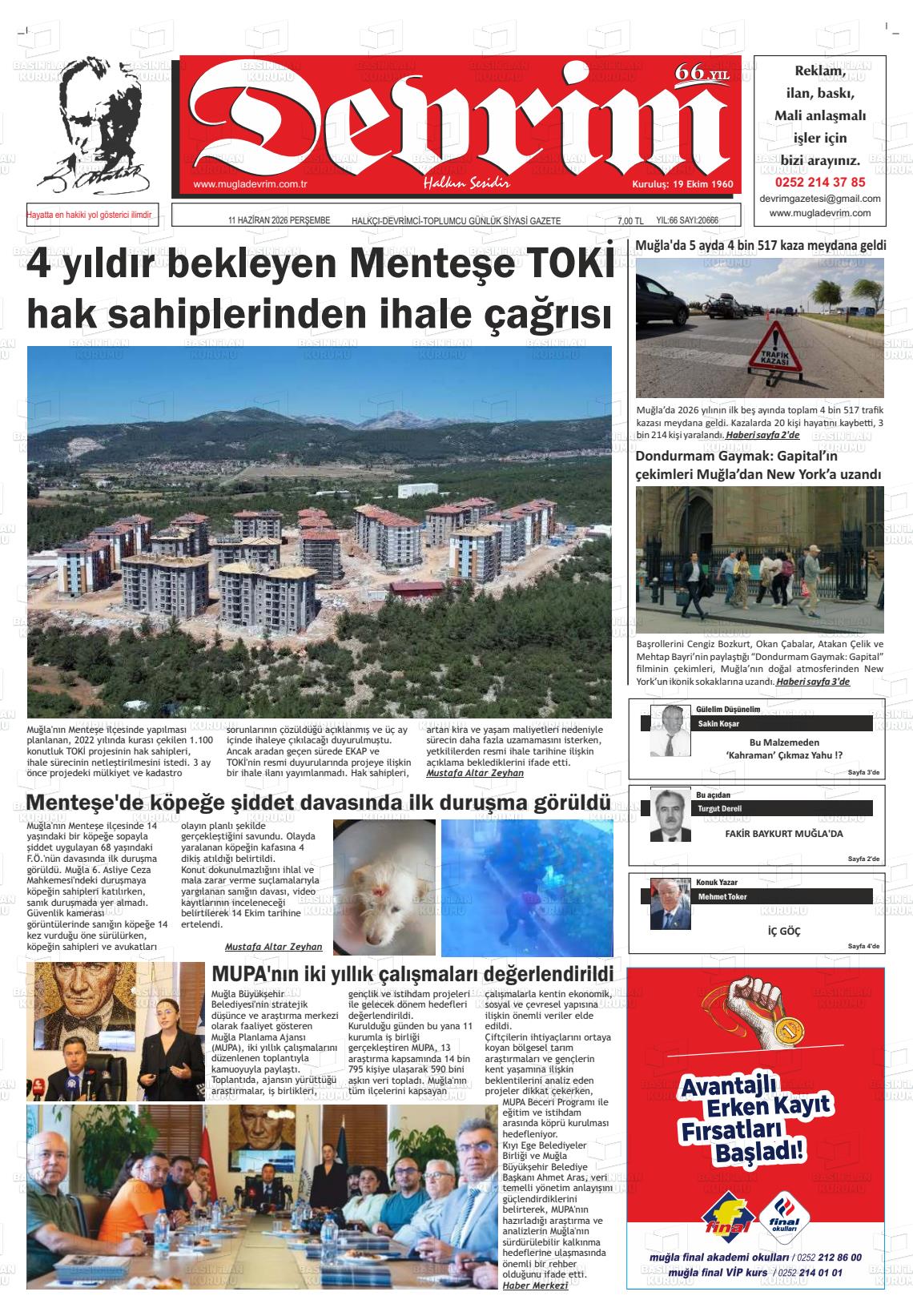 Tekirdag Devrim 11.06.2026