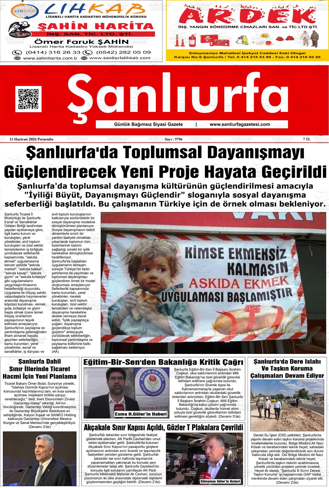 Sanliurfa Dunyadaveturkiyede 11.06.2026