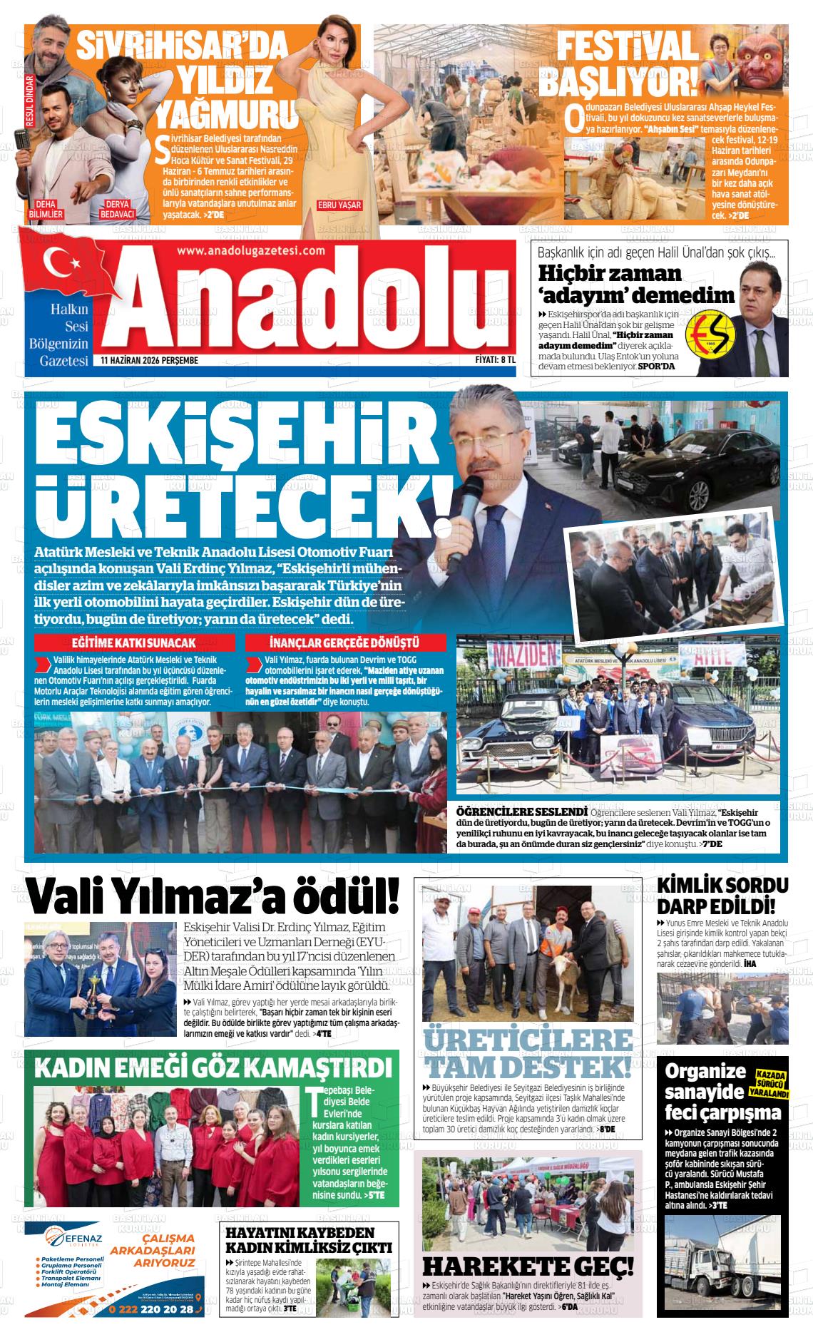 Eskisehir Anadolu 11.06.2026