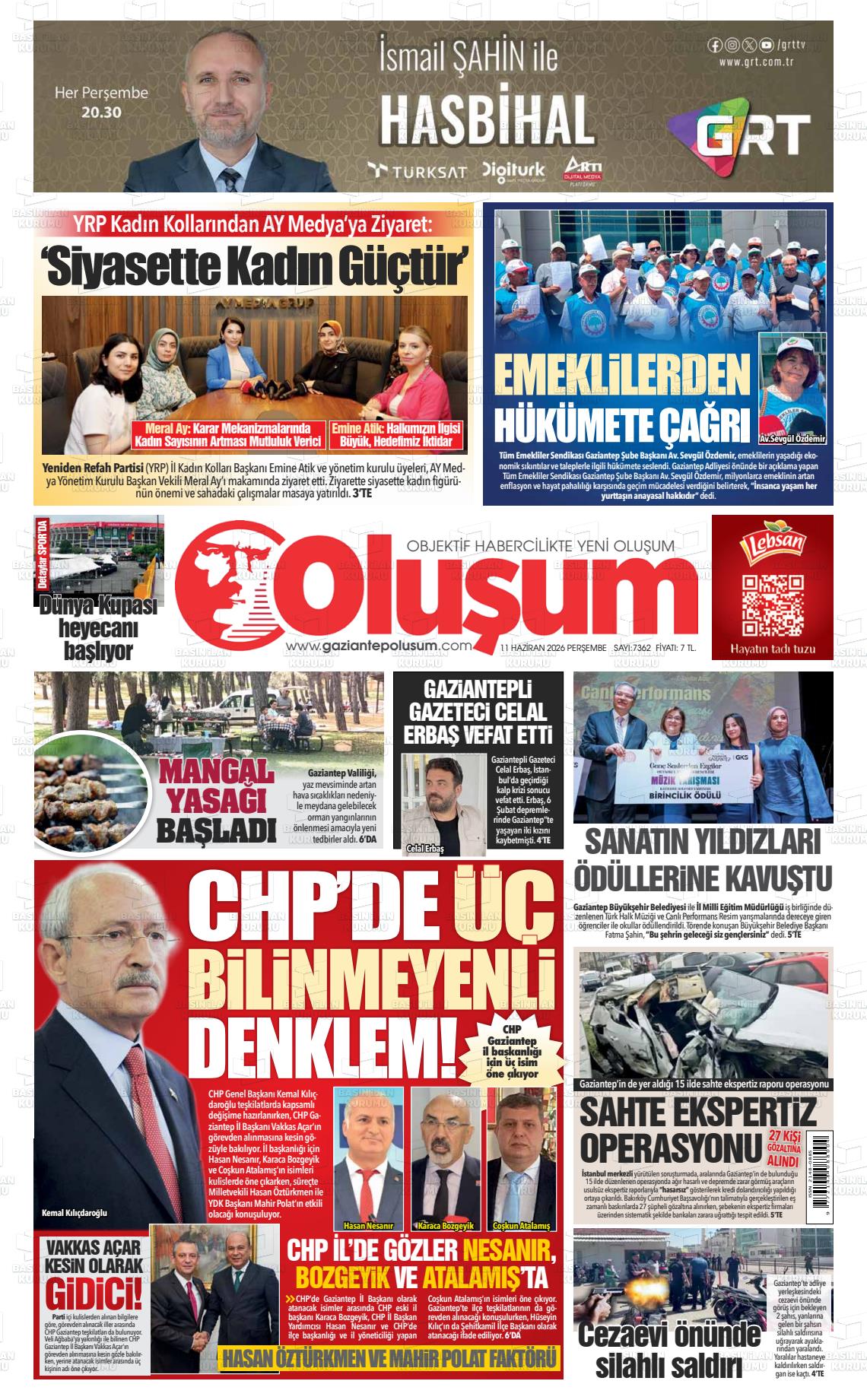 Gaziantep Olusum 11.06.2026