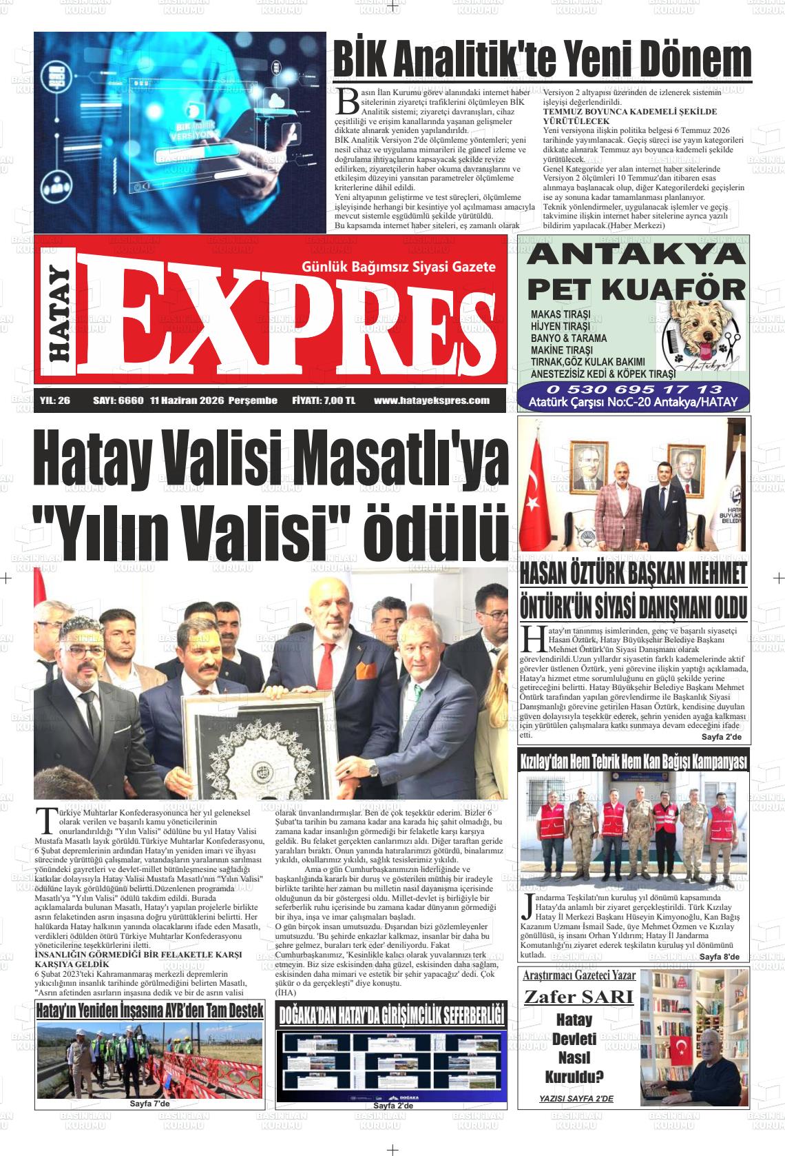 Hatay Expres 11.06.2026