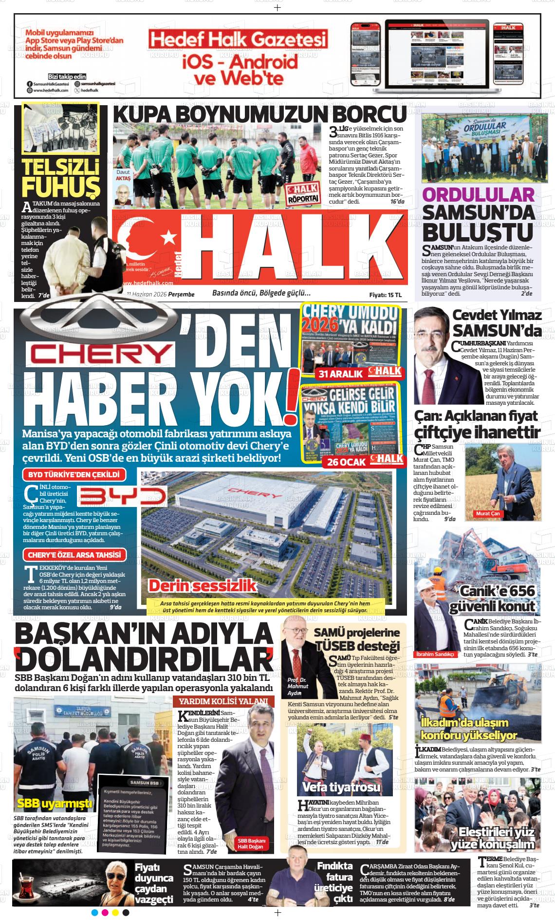 Samsun Hedefhalk 11.06.2026