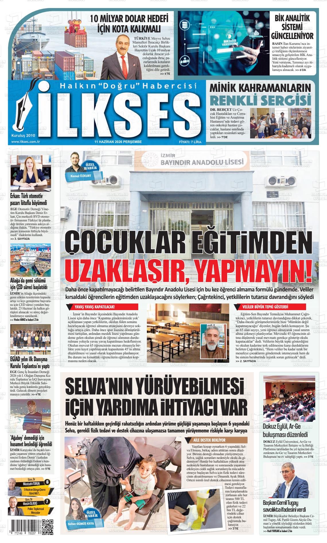 Izmir Ilkses 11.06.2026