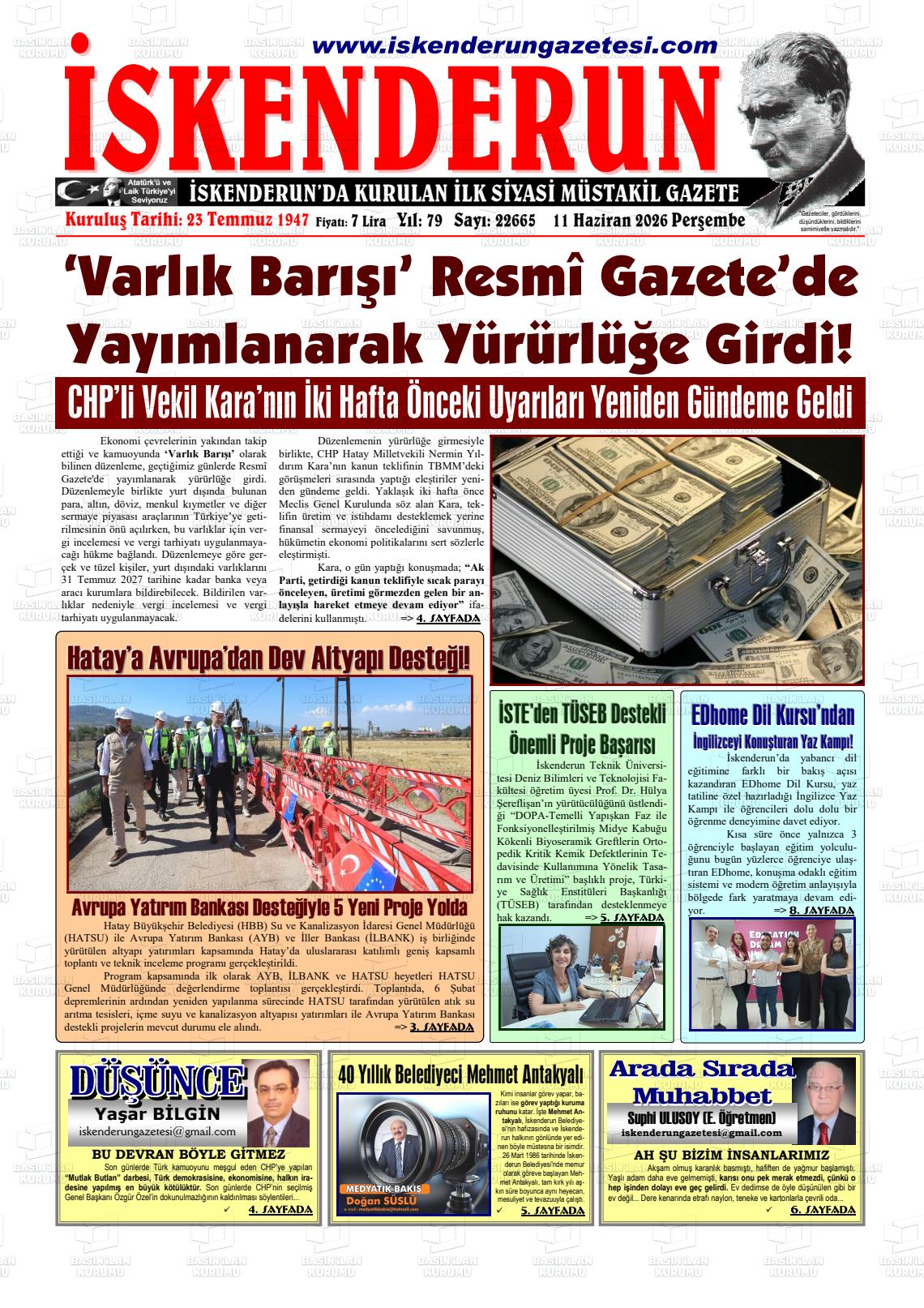 Hatay Iskenderun 11.06.2026