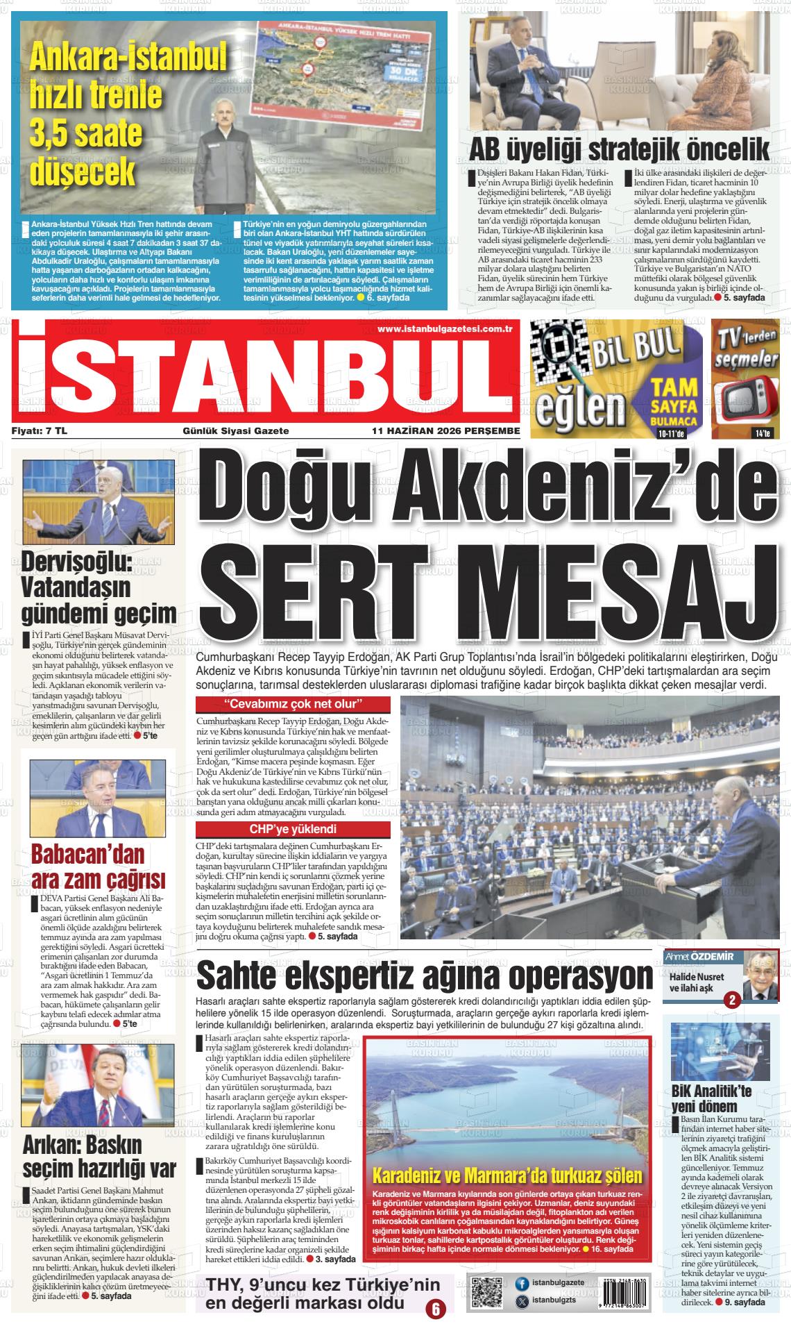 Istanbul 11.06.2026